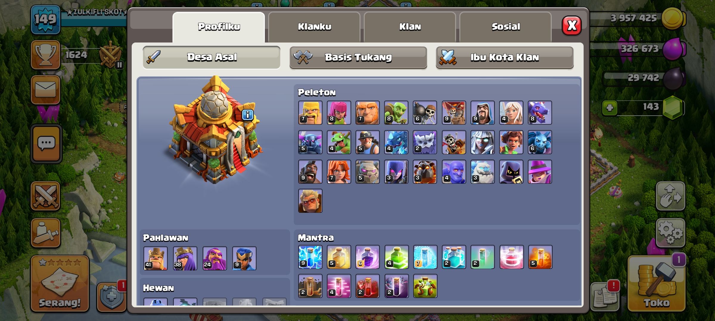 Akun coc th 16 donasian