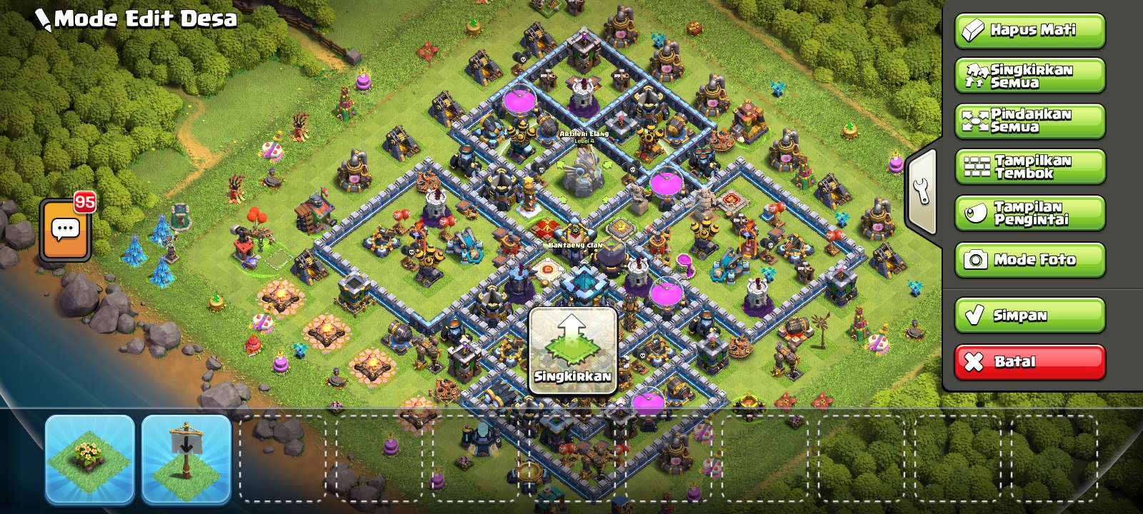 Coc Th13 semi max,akun pribadi