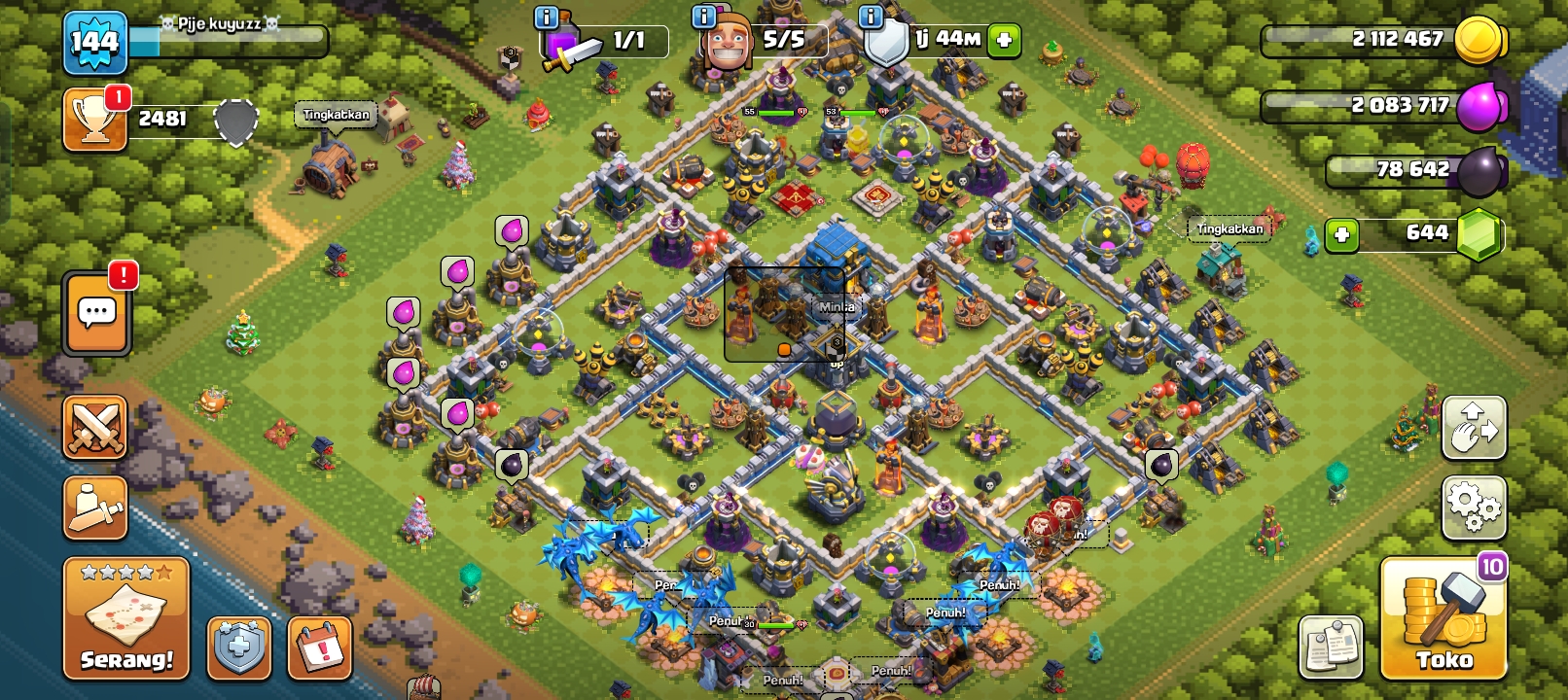 Akun clash of Clans