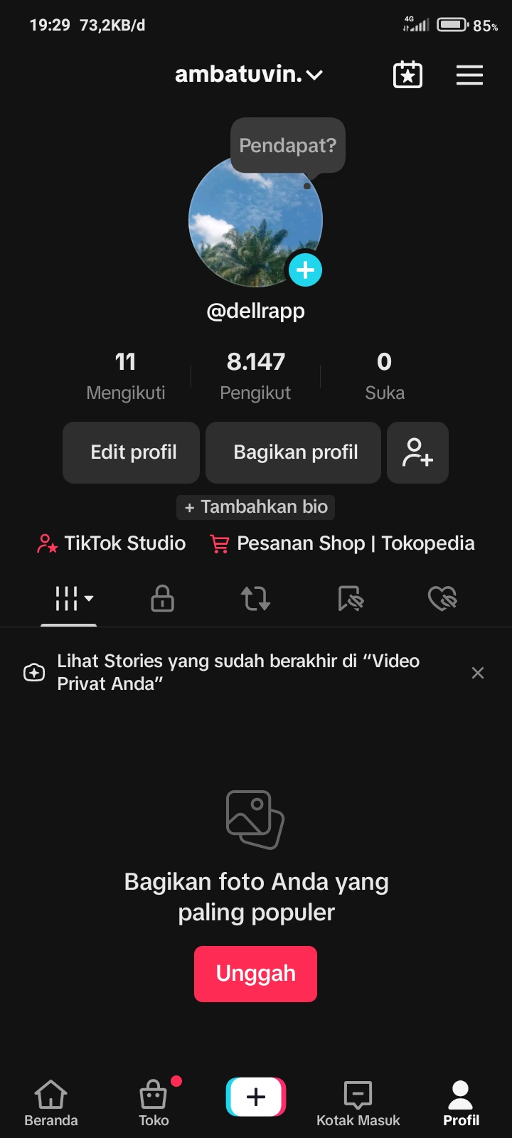 akun tiktok