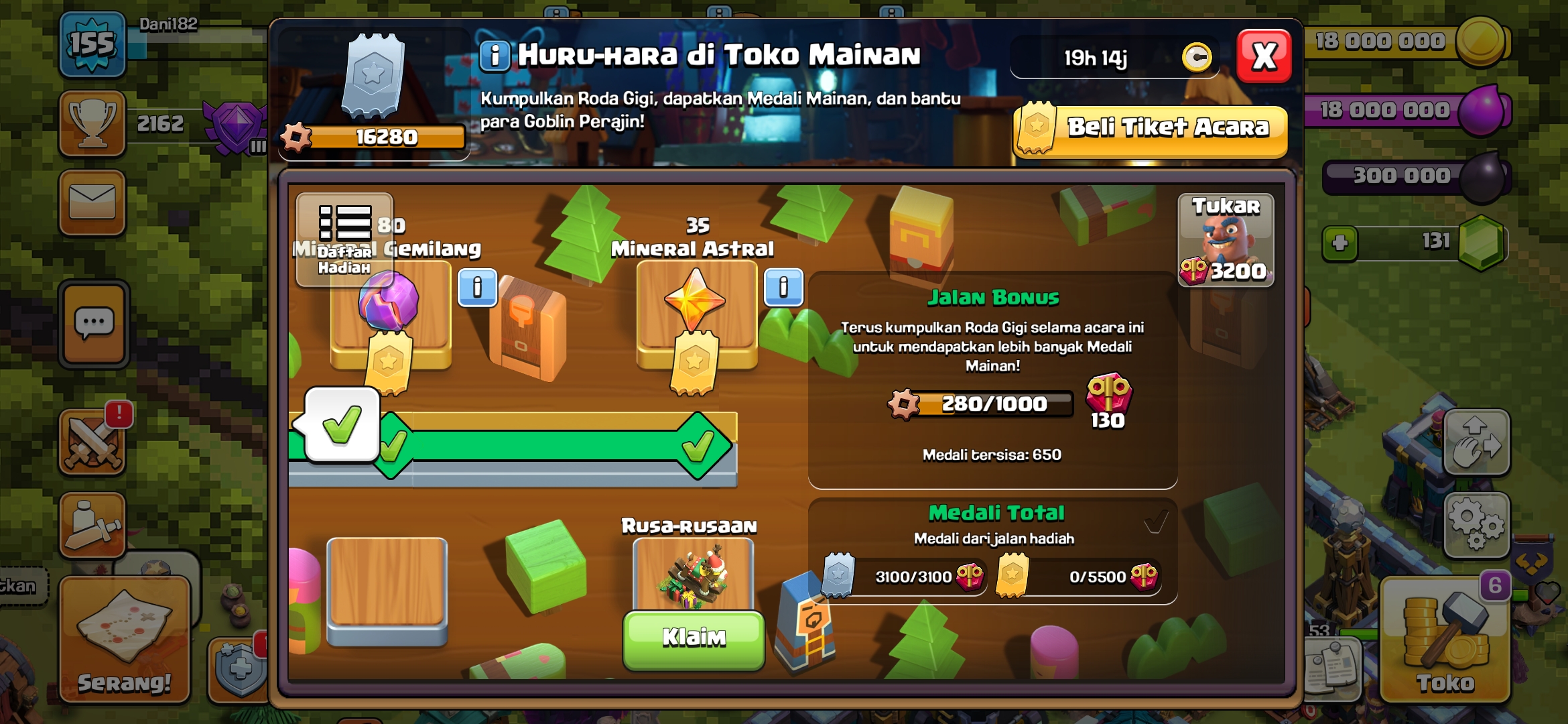 JOKI 10 AKUN EVENT TERBARU SAMPAI DAPAT SKILL