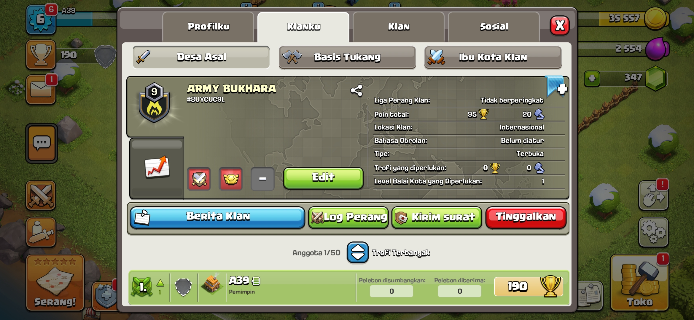 CLAN LEVEL 9 MURAH