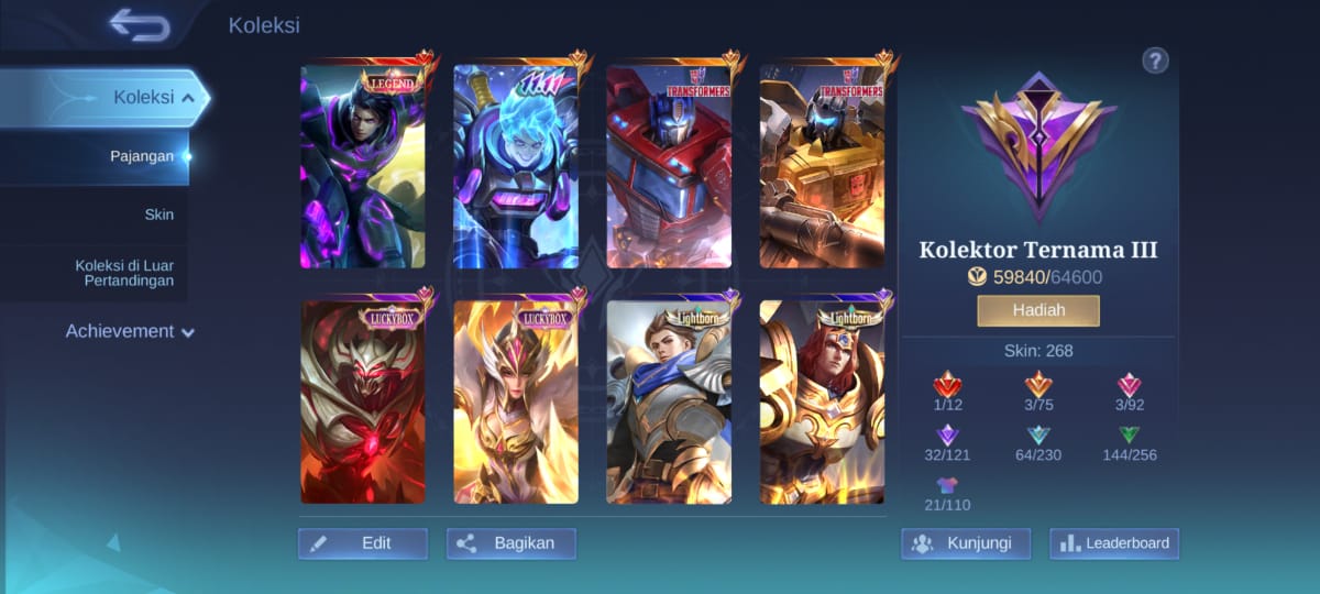 ACC ML SAFE💯 ( ALU LEGEND)