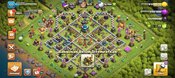 jual akun coc th13