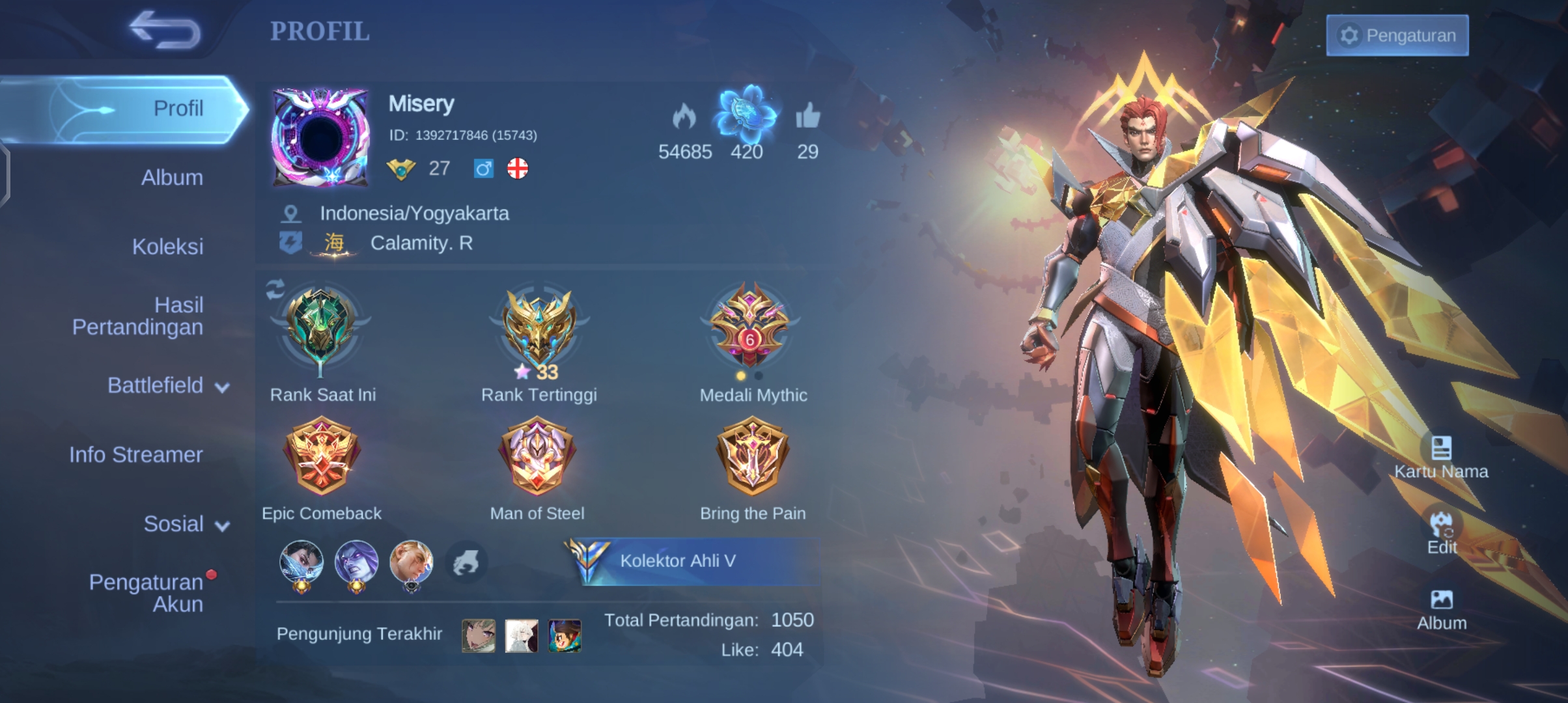 Akun Mobile Legends save Login Moonton