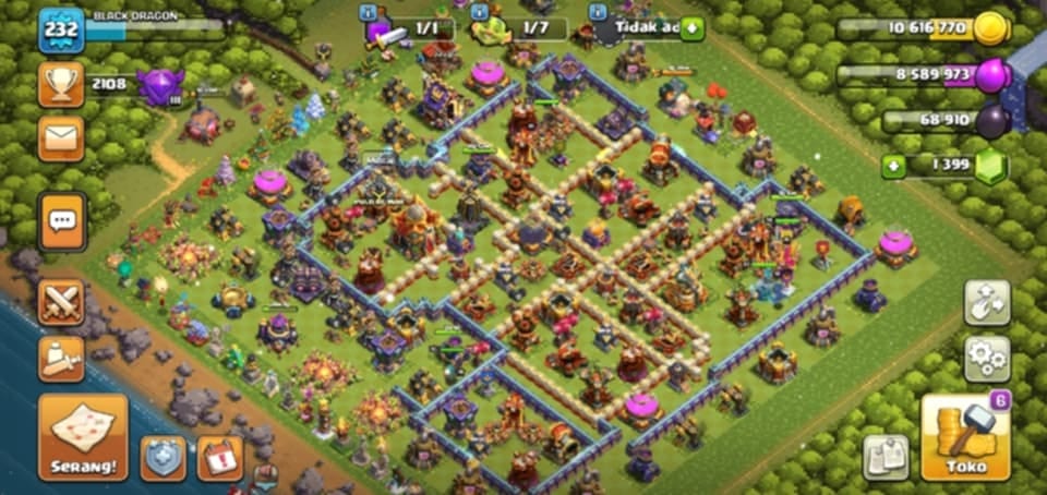 Akun COC TH16 (Hero All Max) Stok Admin