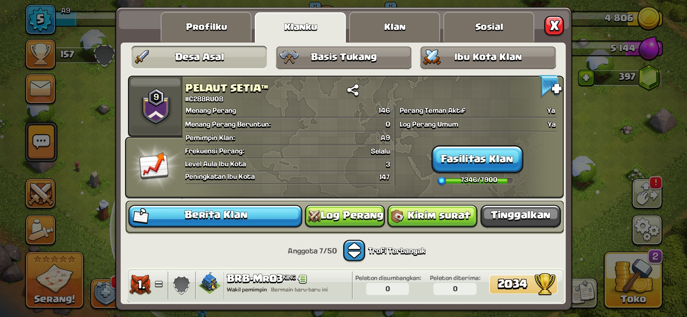 CLAN LEVEL 9 MURAH