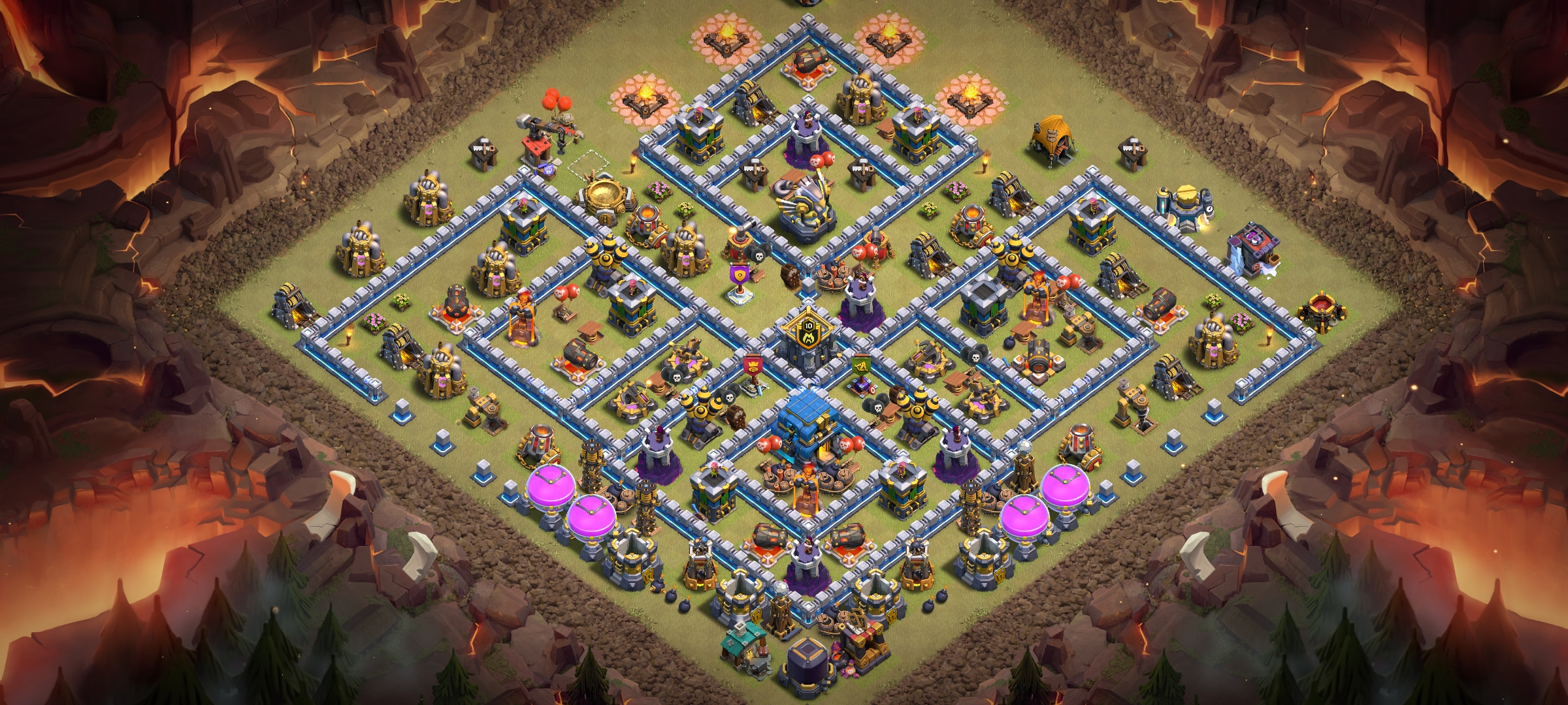Akun coc Th 12 max wall 2025