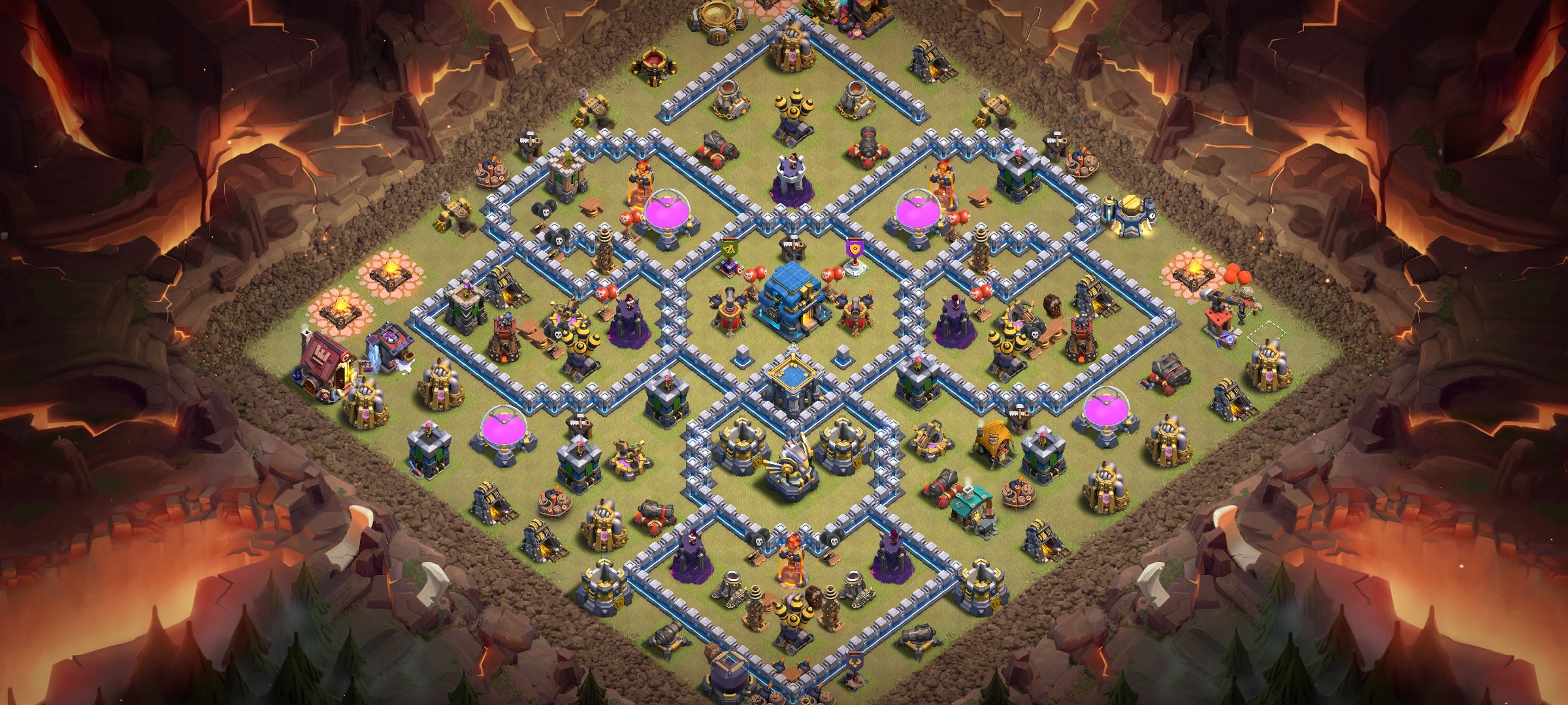 Akun coc Th 12 max wall terbaru