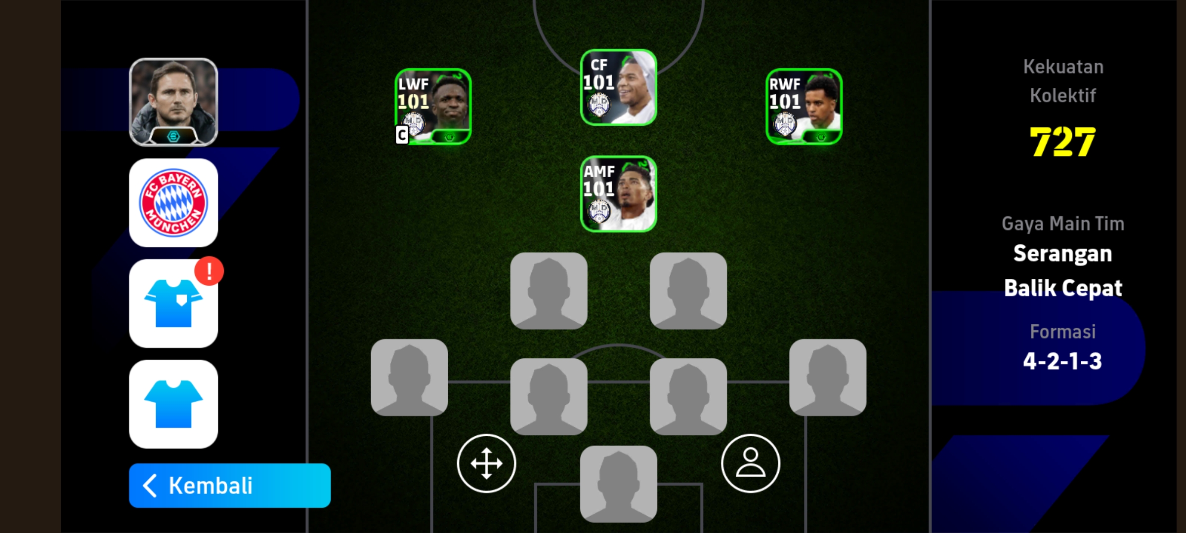 Jual akun efotball 2025 potw madrid