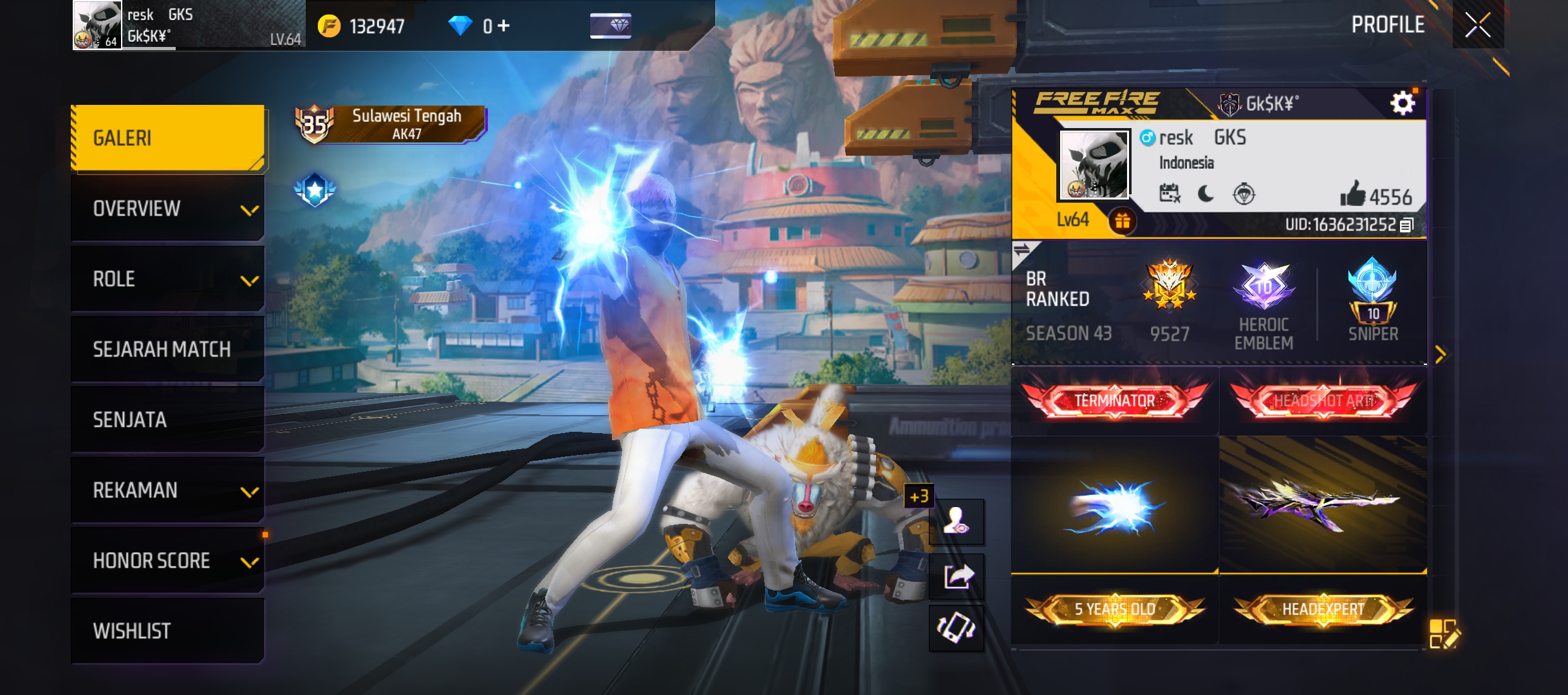 Akun FREE FIRE