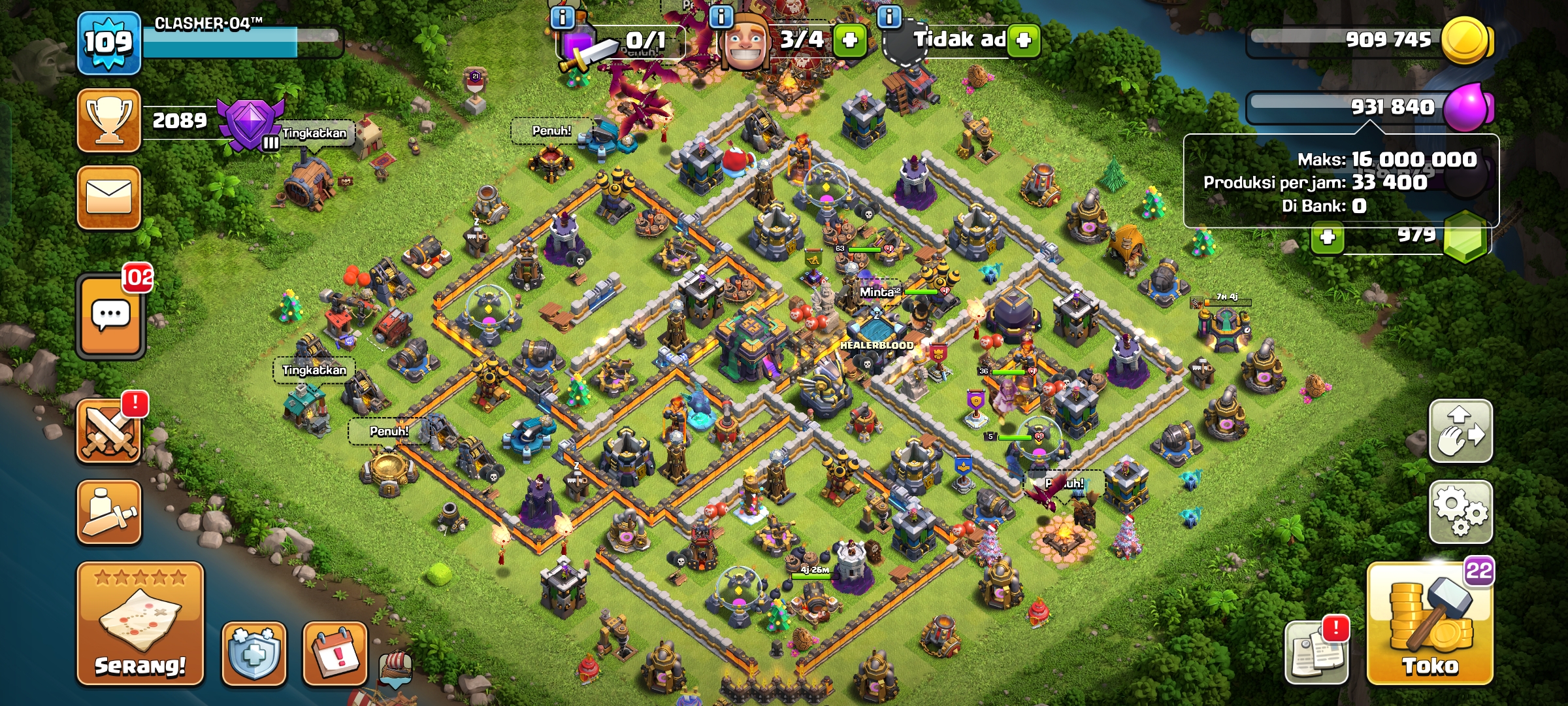 Jual COC th 14