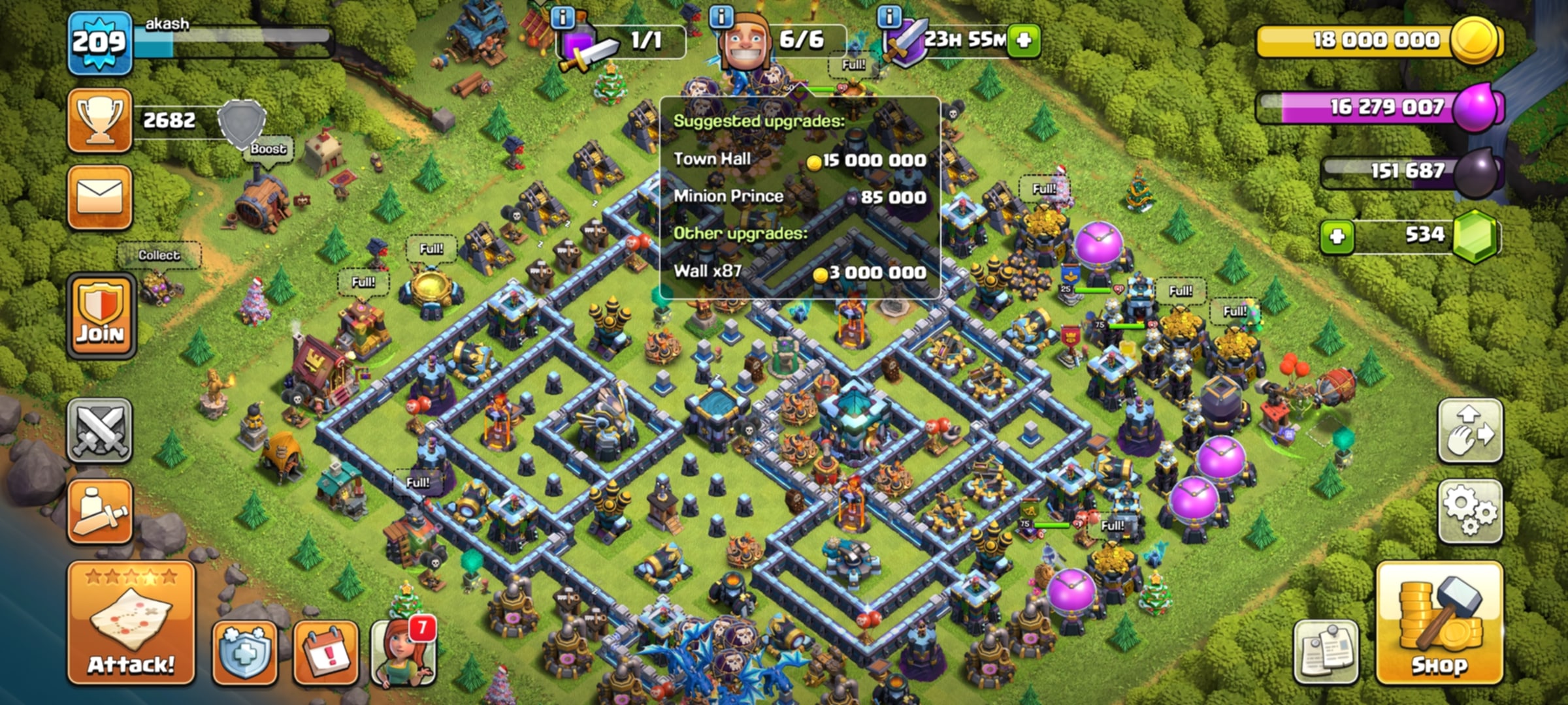 Akun COC TH13 Max Save Murah Garansi Stock Admin