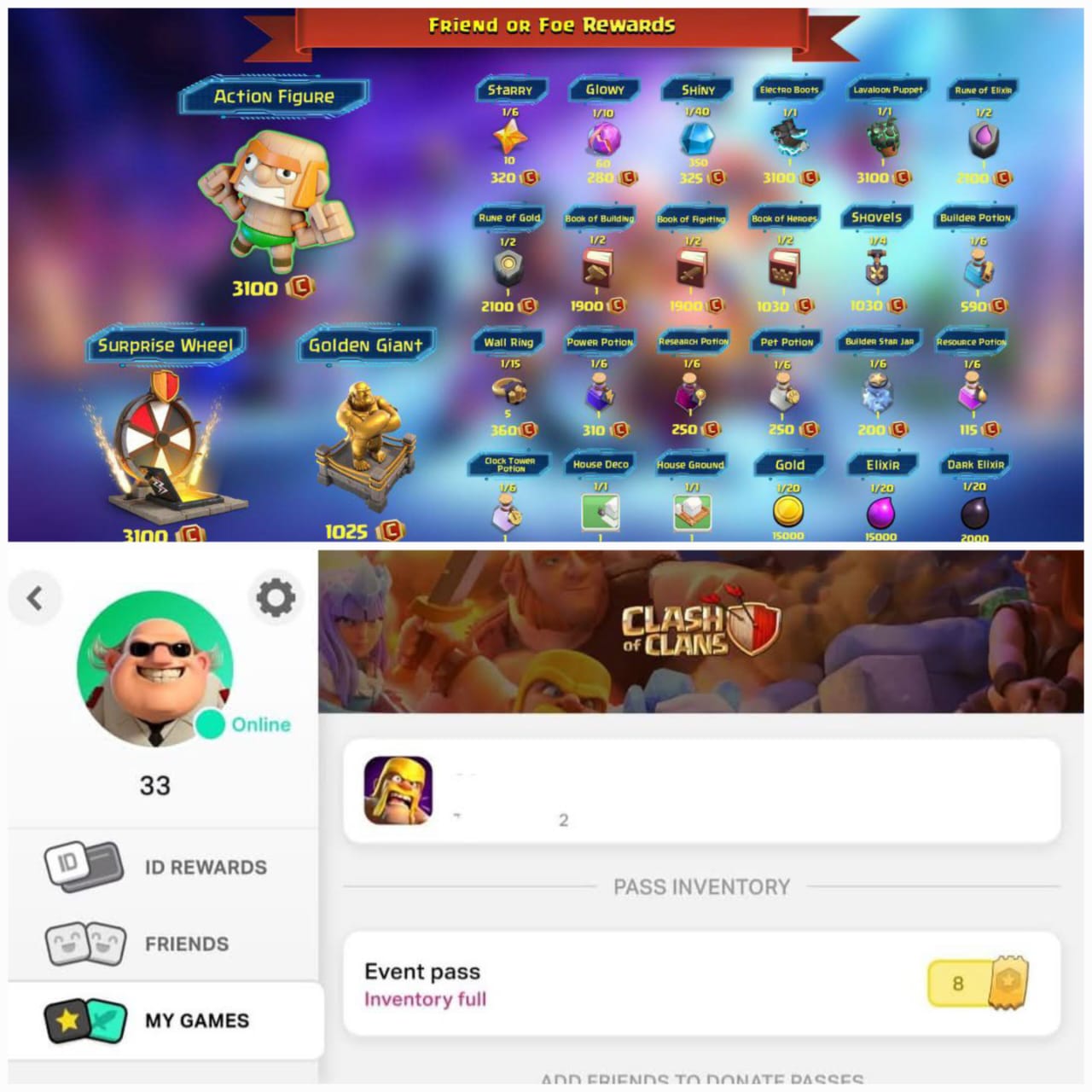 Event pass via gift hanya 72k (bukan via login)