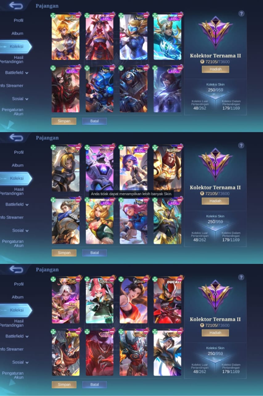 Akun mobile legend