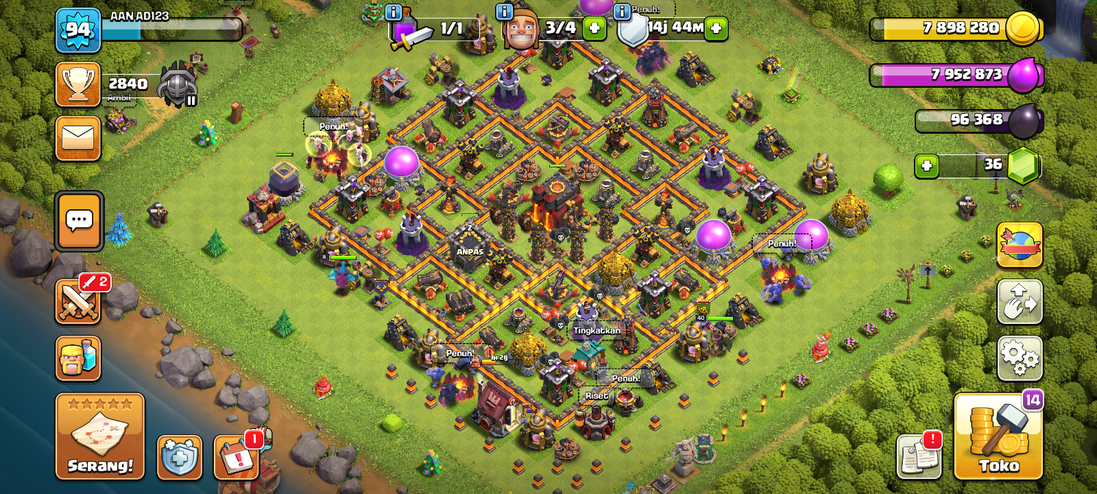 Akun clash of clans