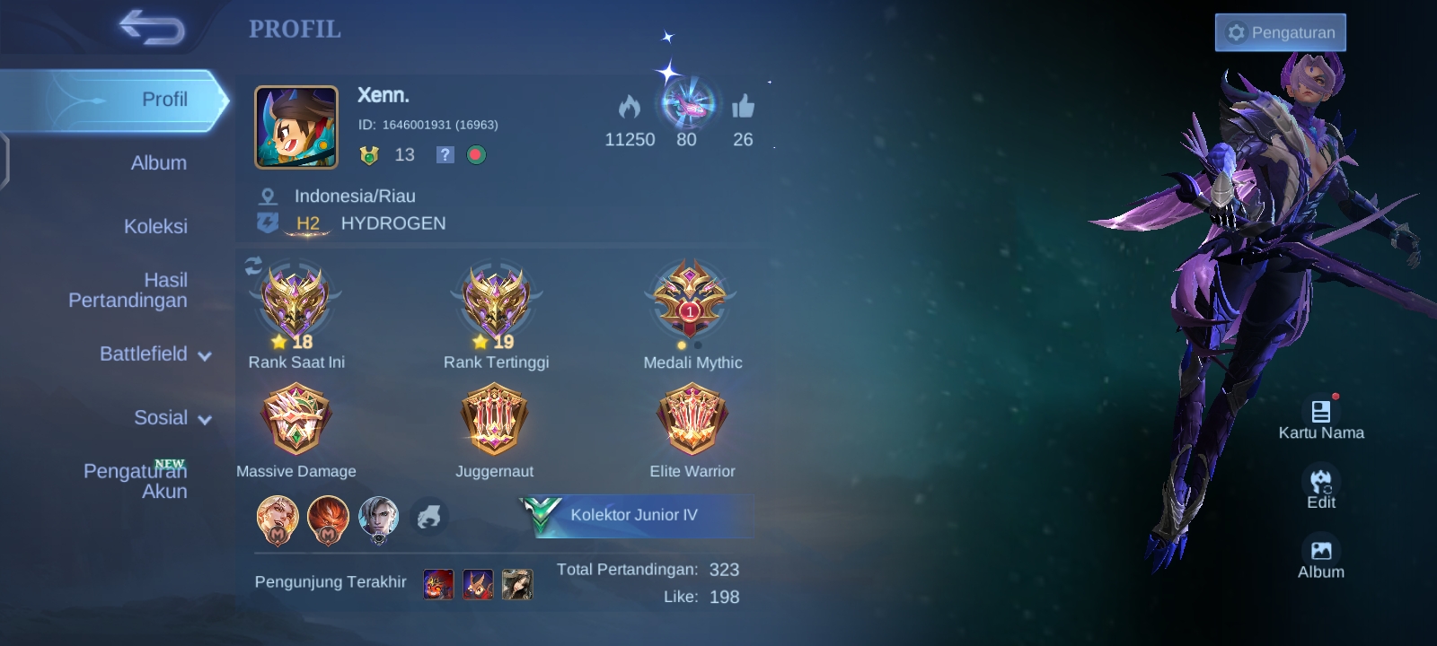 Akun mobile legends