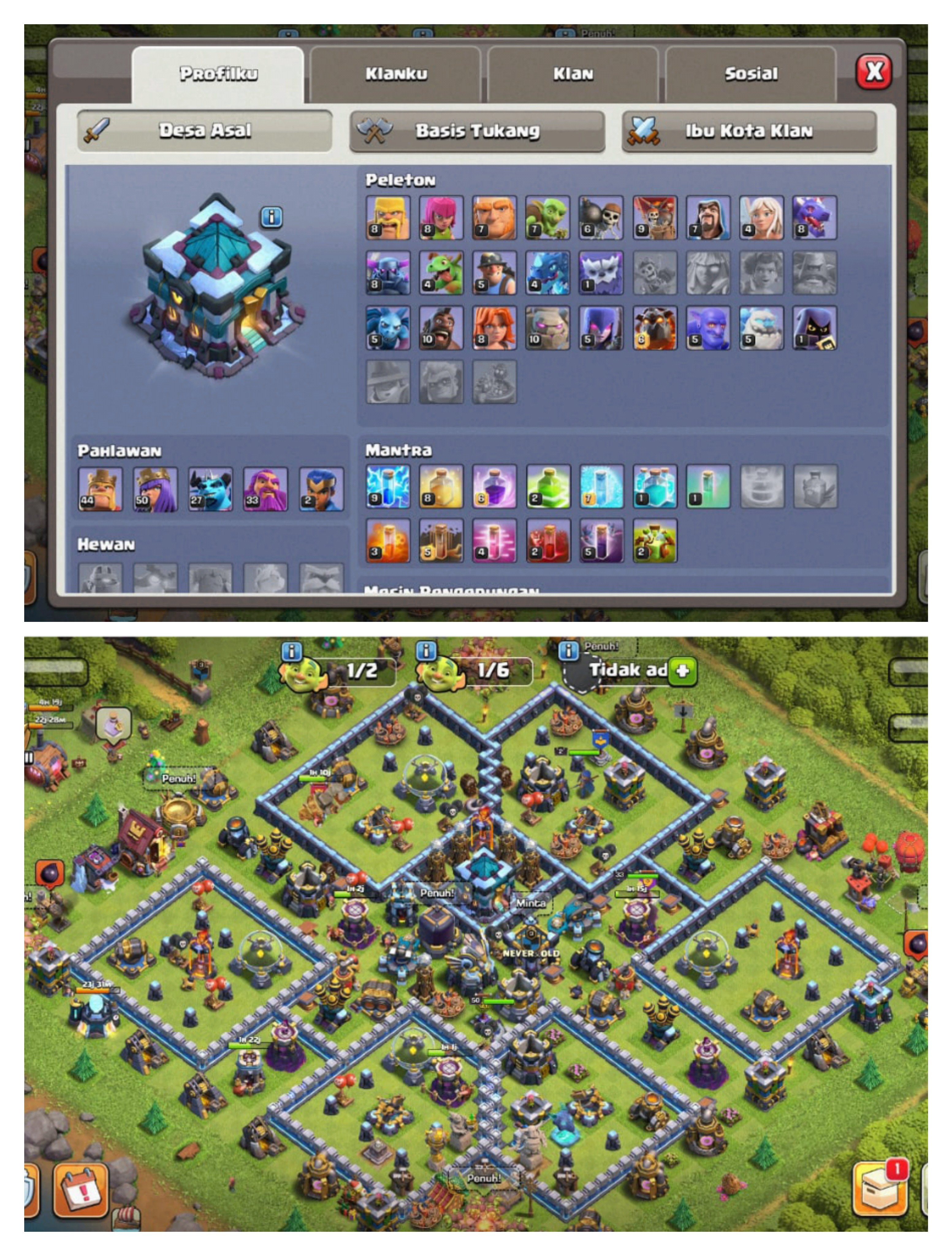 JUAL AKUN COC