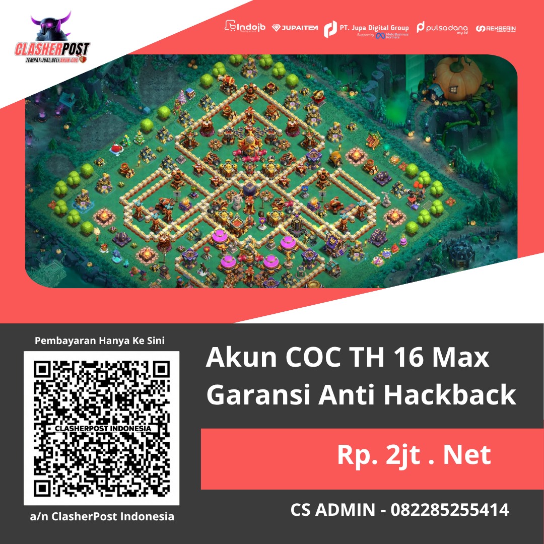Akun COC TH16 Max