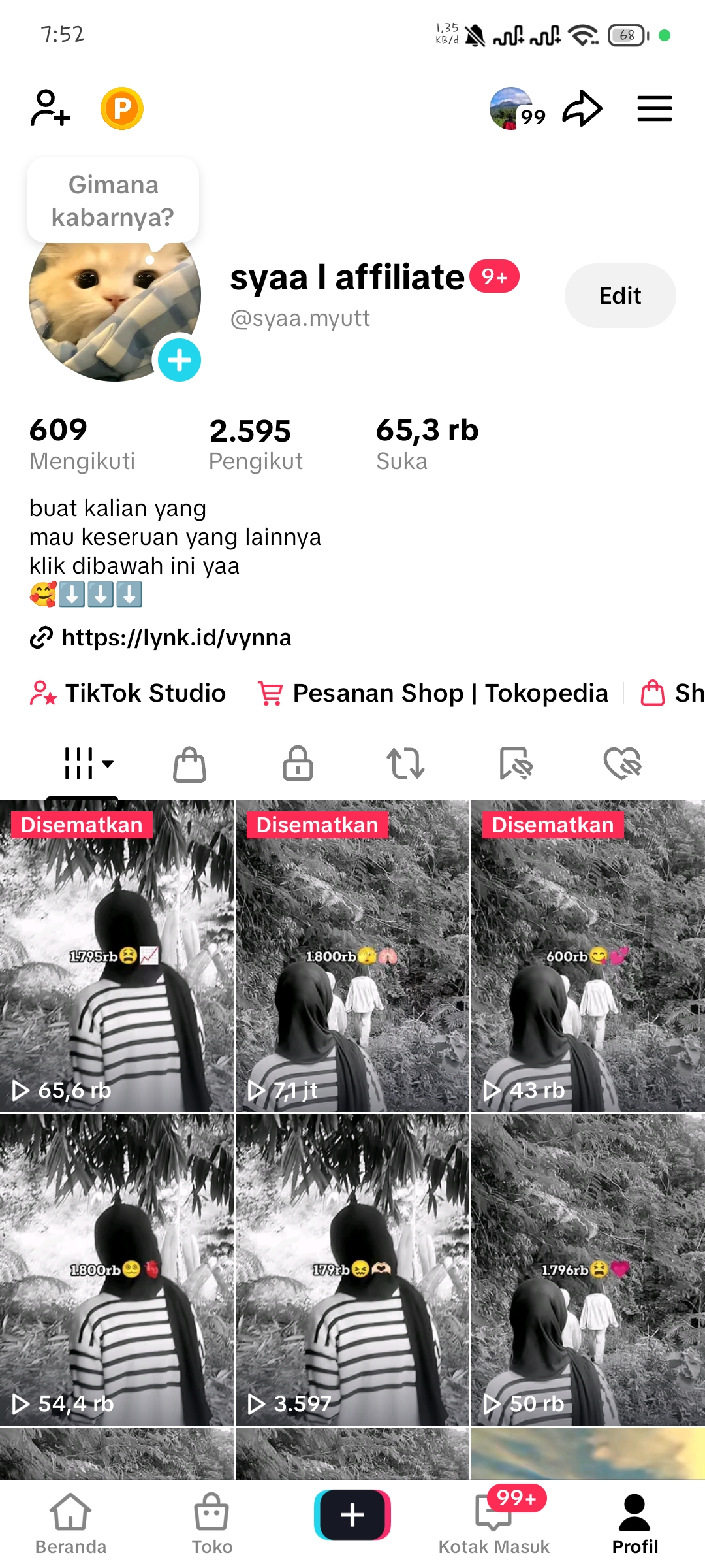 akun tiktok