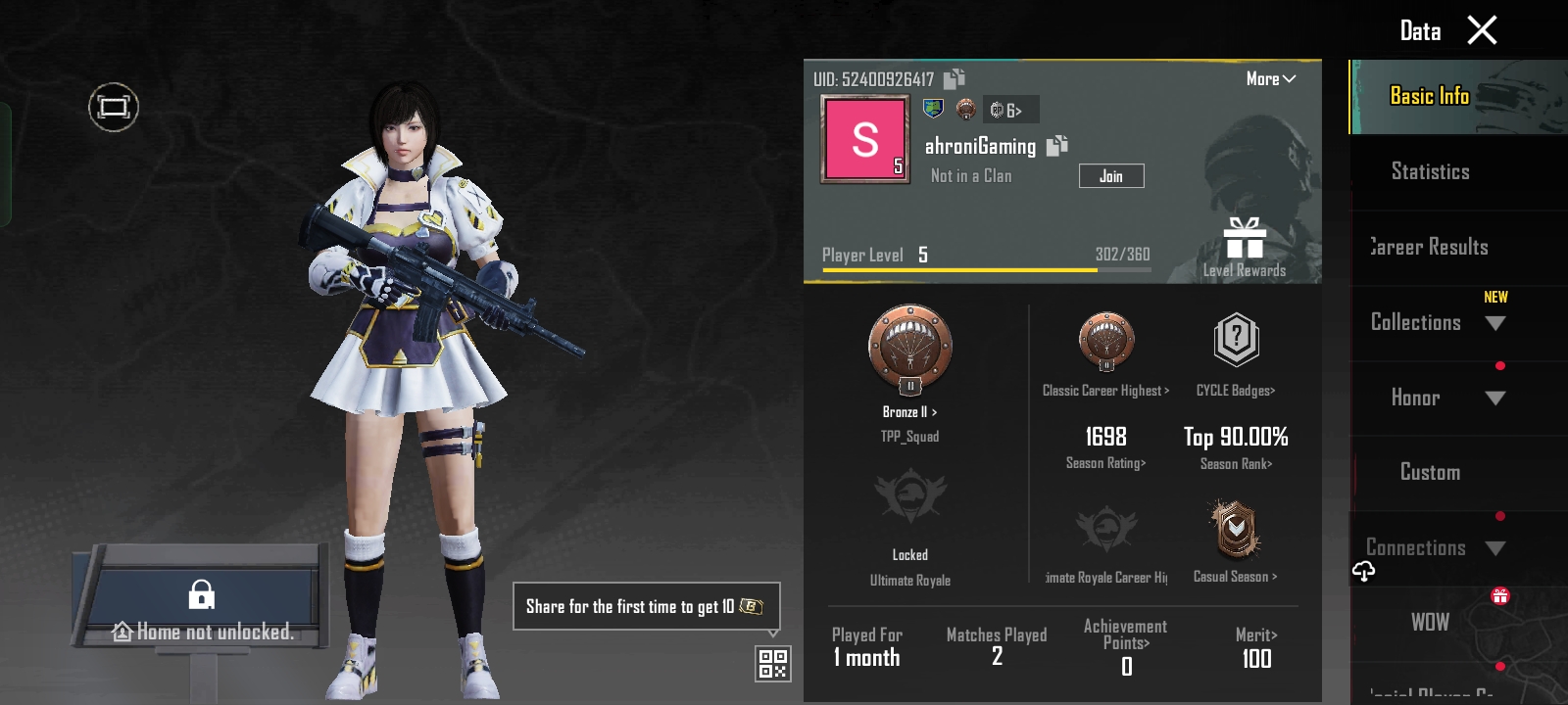 Jual Akun Fresh Pubg Mobile