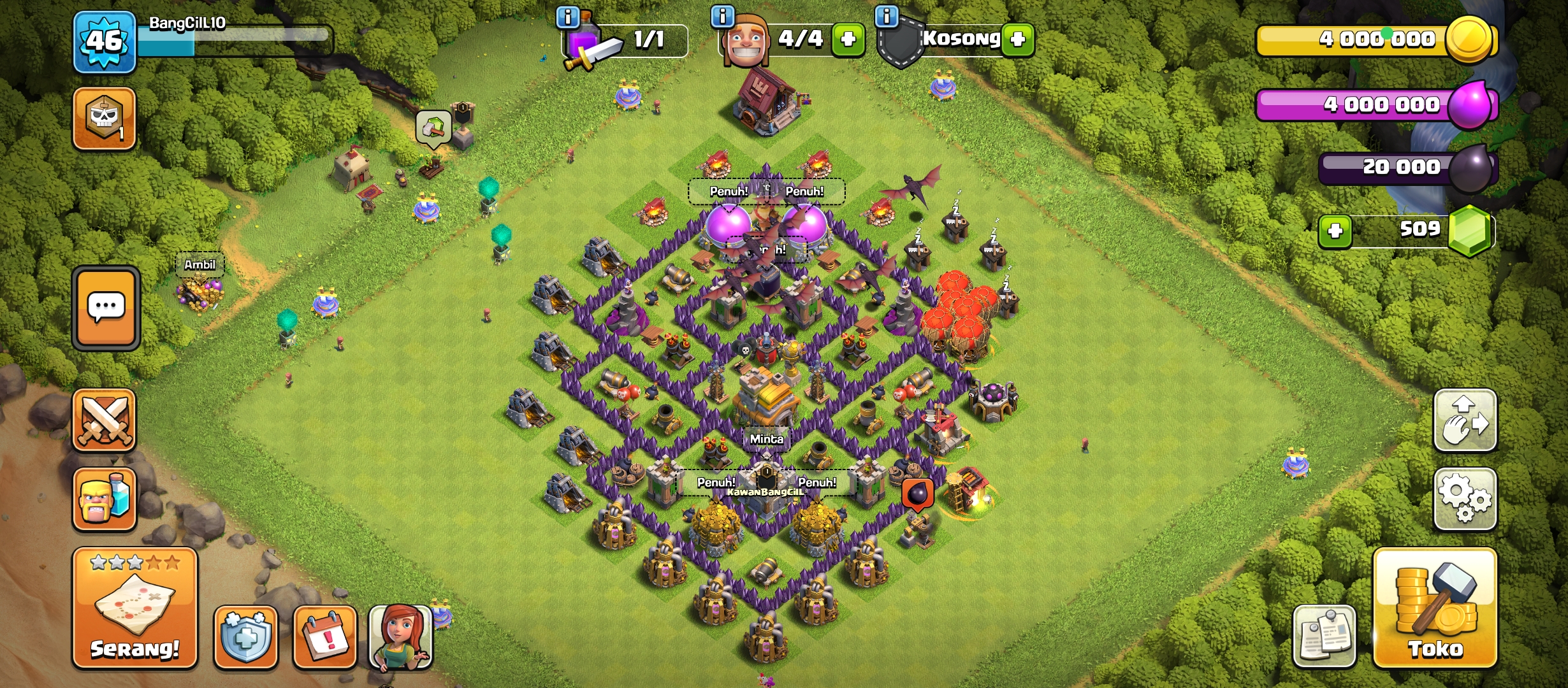 Akun COC TH 7 MAX
