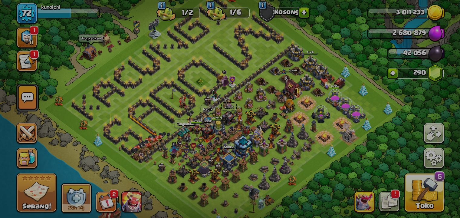 Akun coc th 13