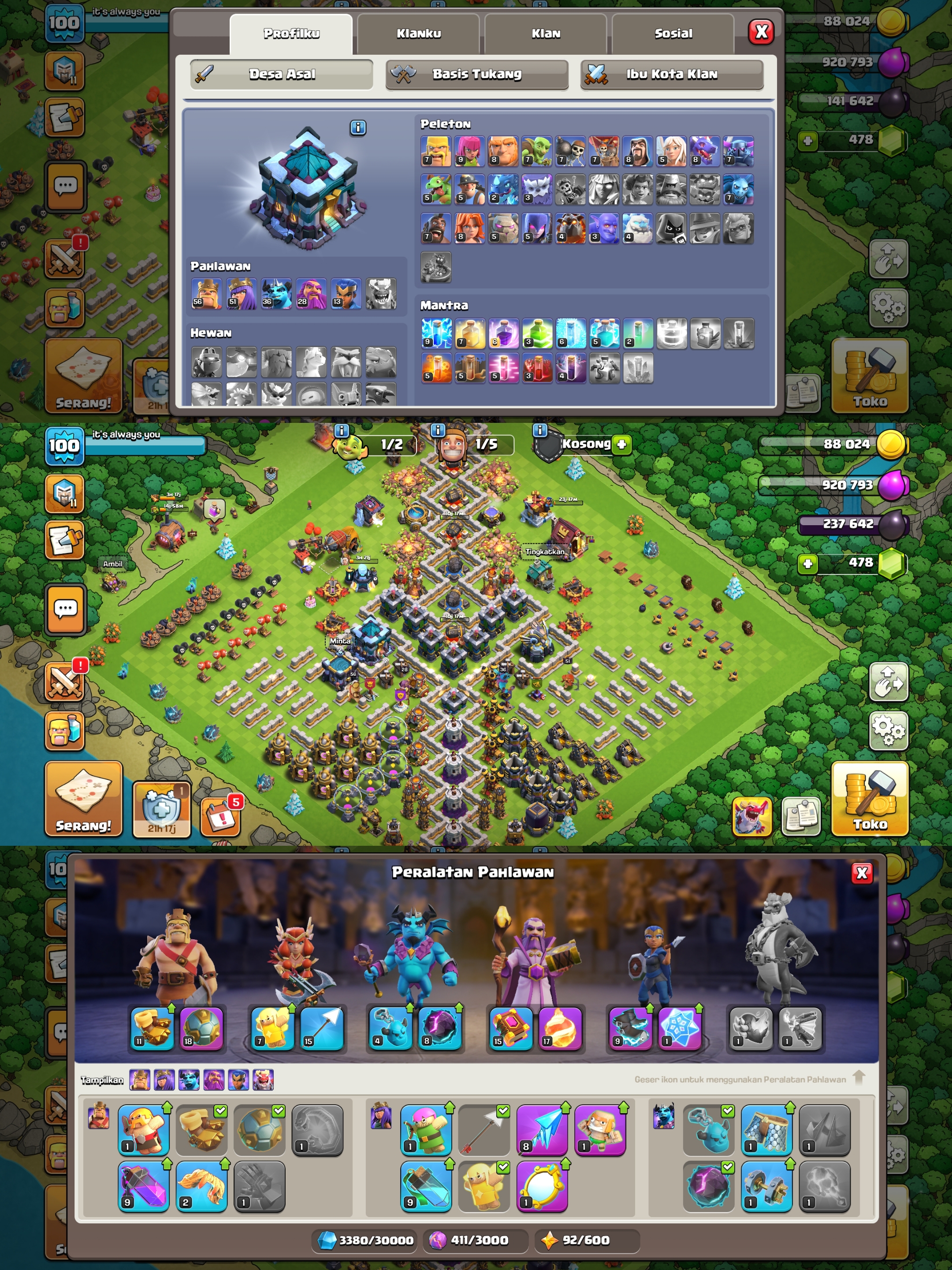 Akun COC TH 13