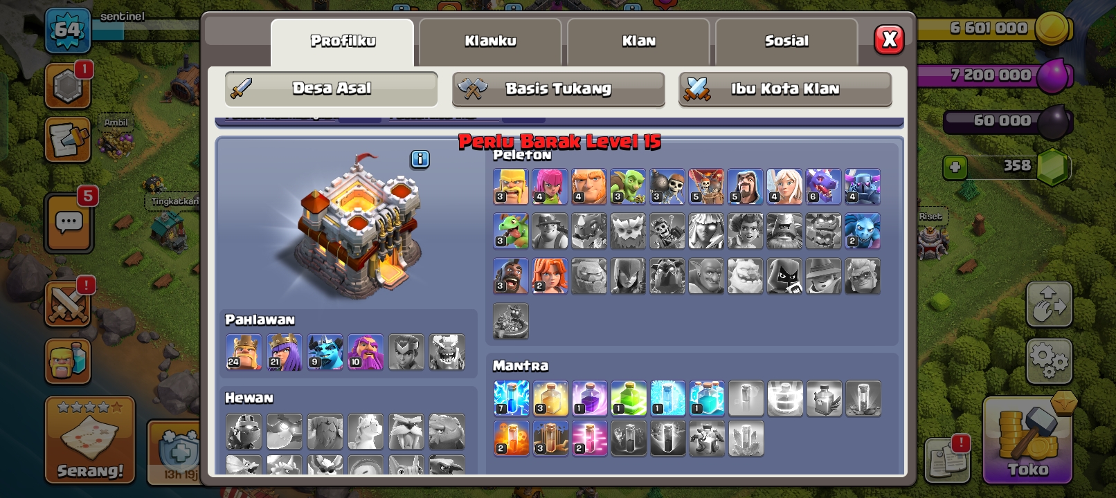 Akun coc th 11