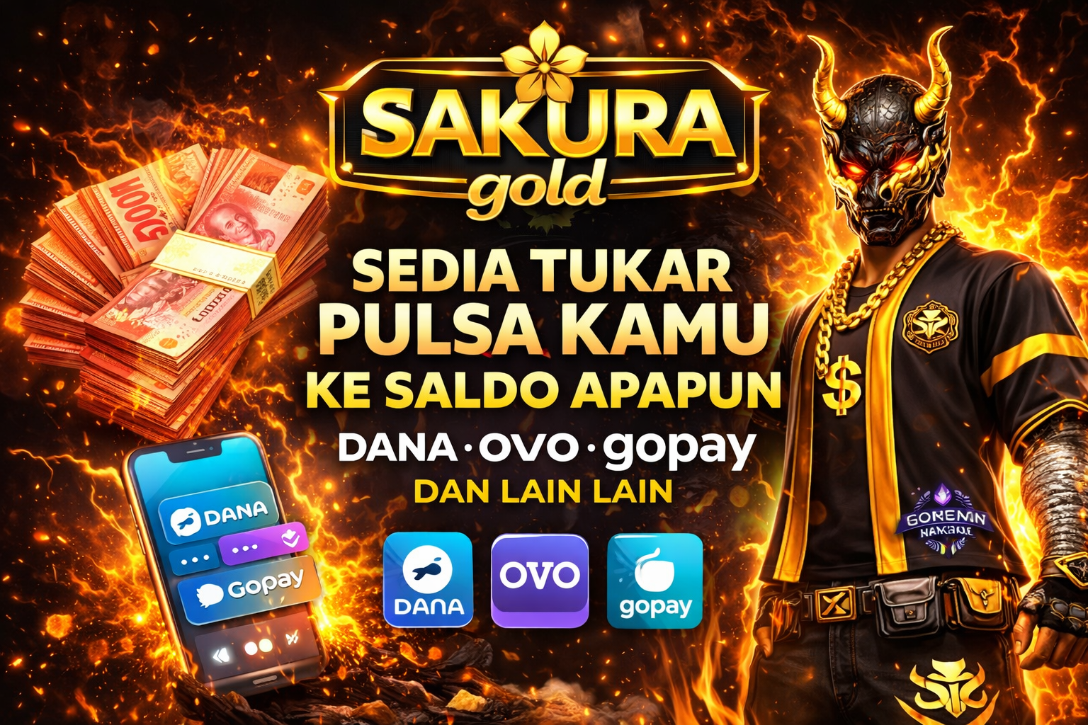 TUKAR PULSA KAMU DENGAN SALDO