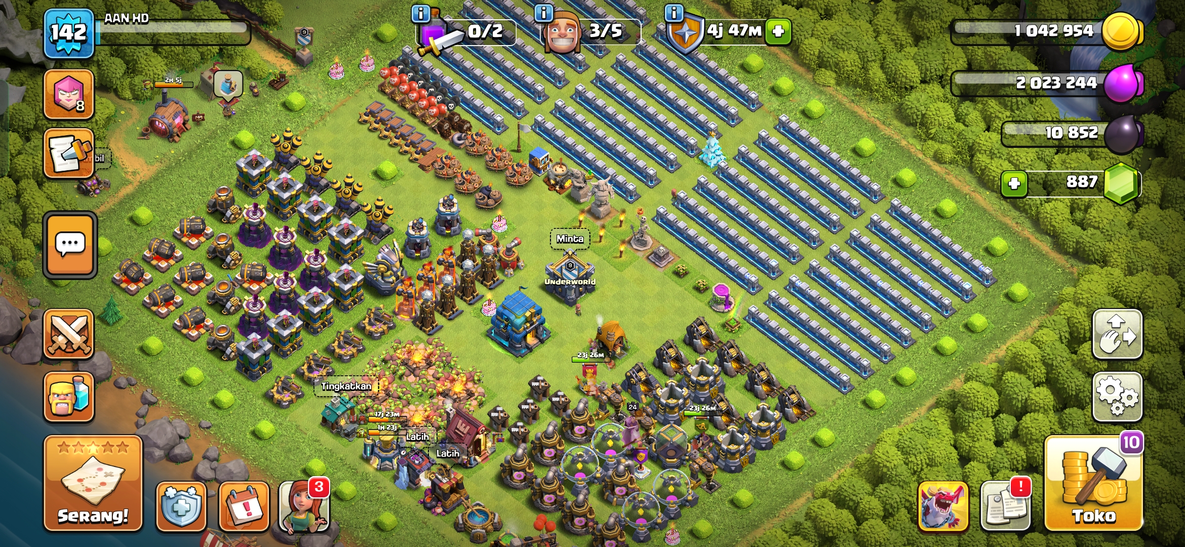 AKUN COC TH 12 80% MAX