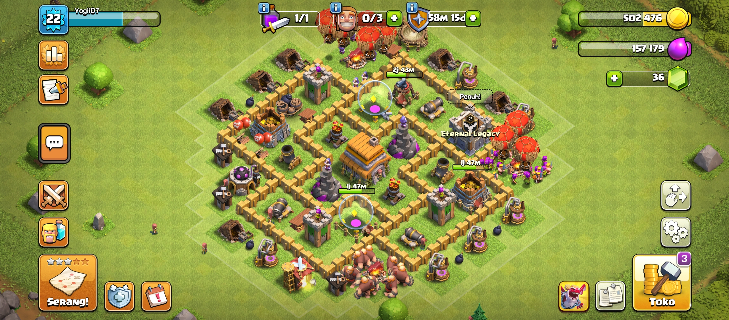 AKUN COC TH 6 MAX