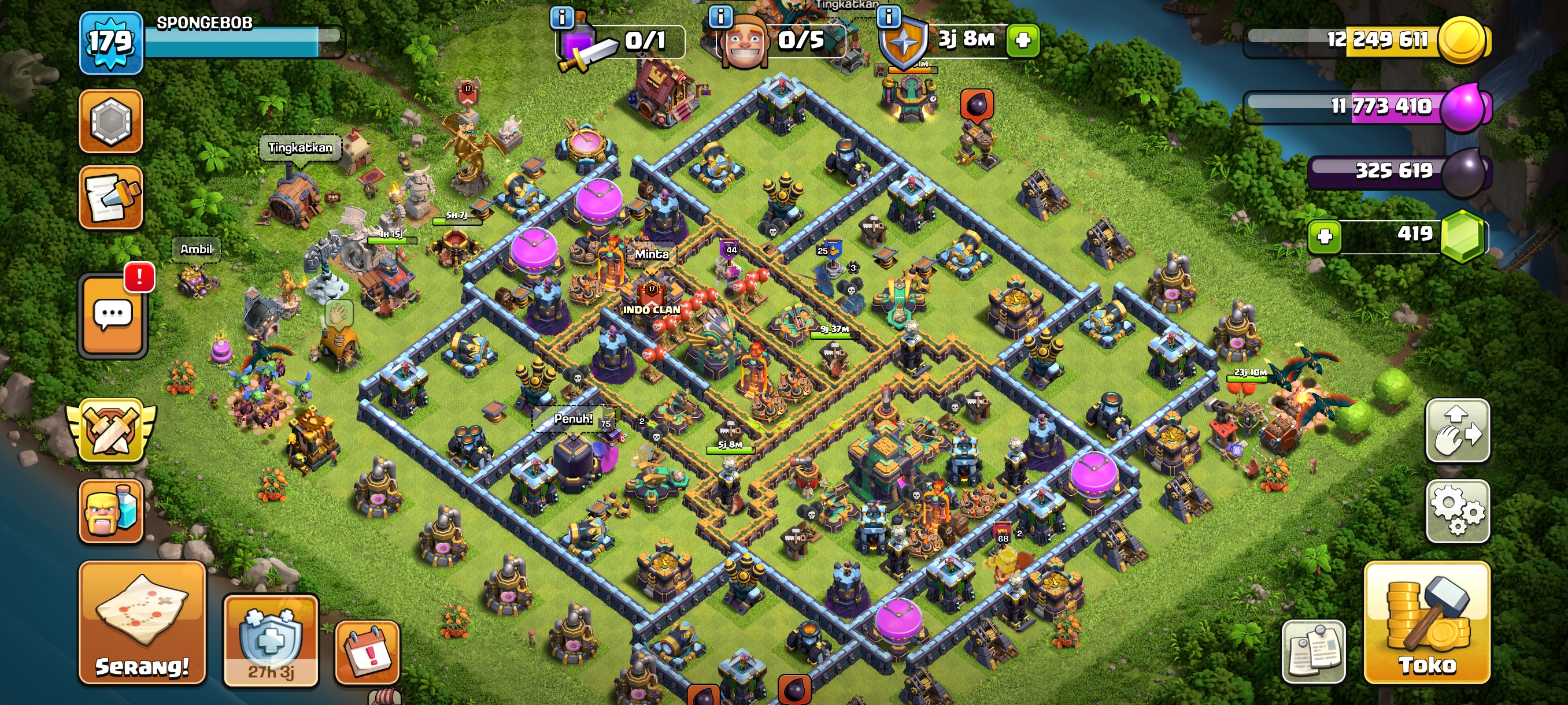 Akun coc th 14