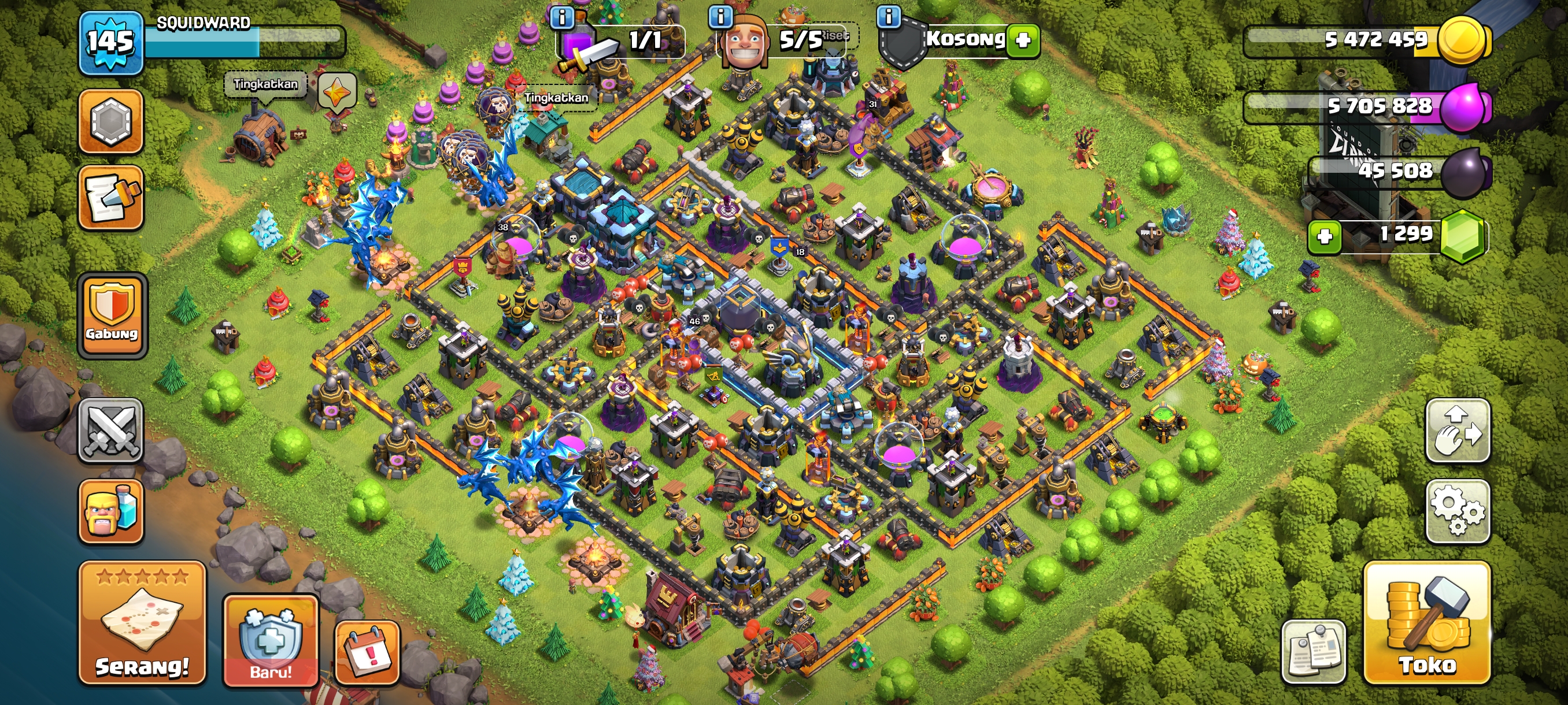 Akun coc th 13
