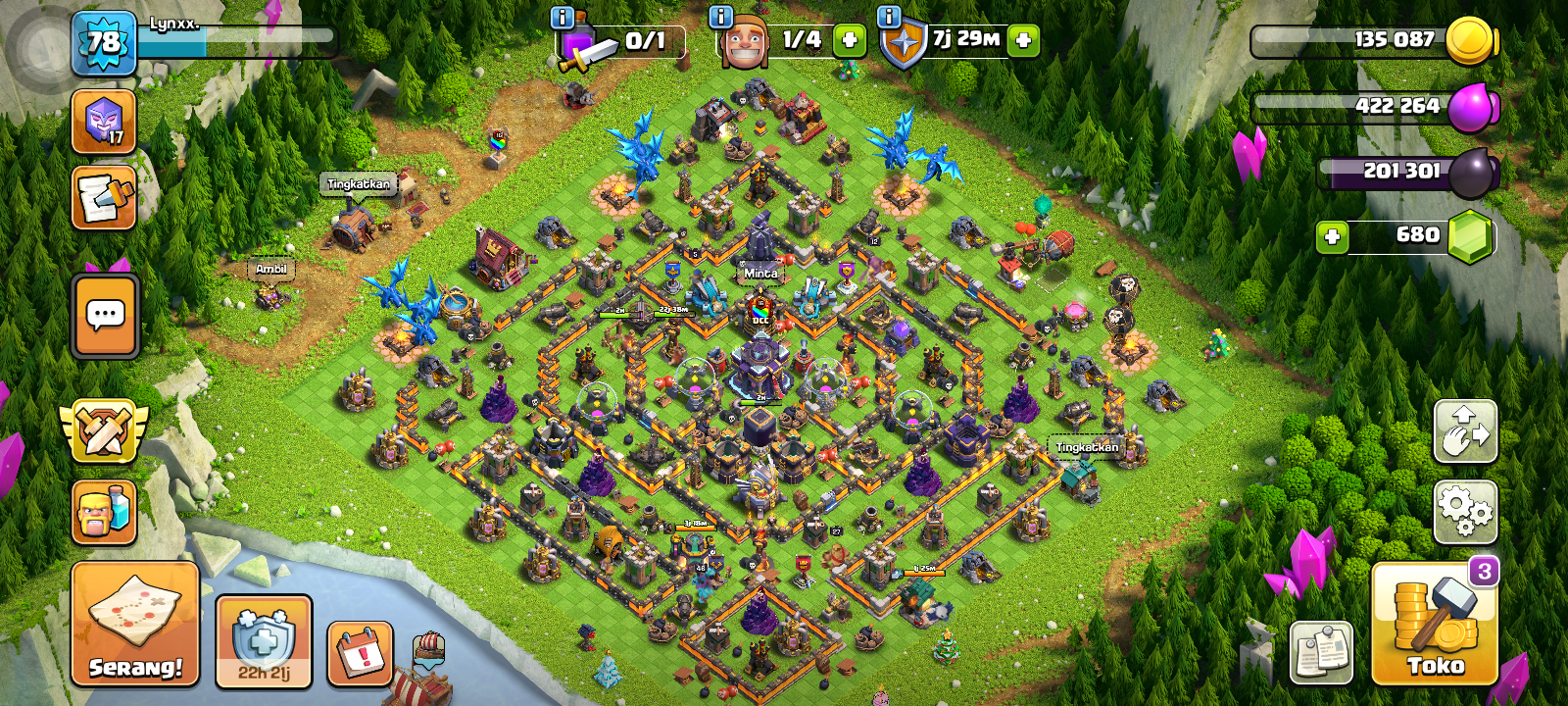 AKUN COC TH 15