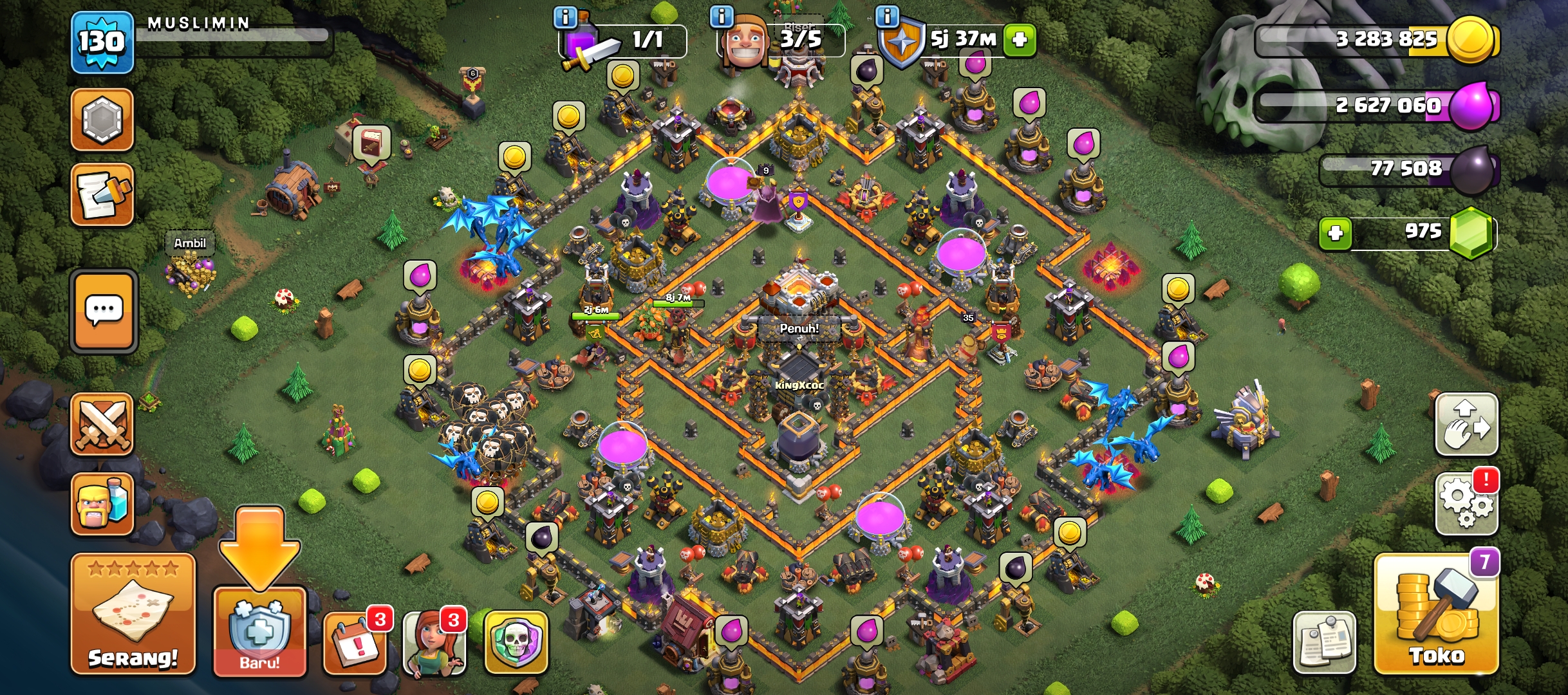 Akun coc th 11