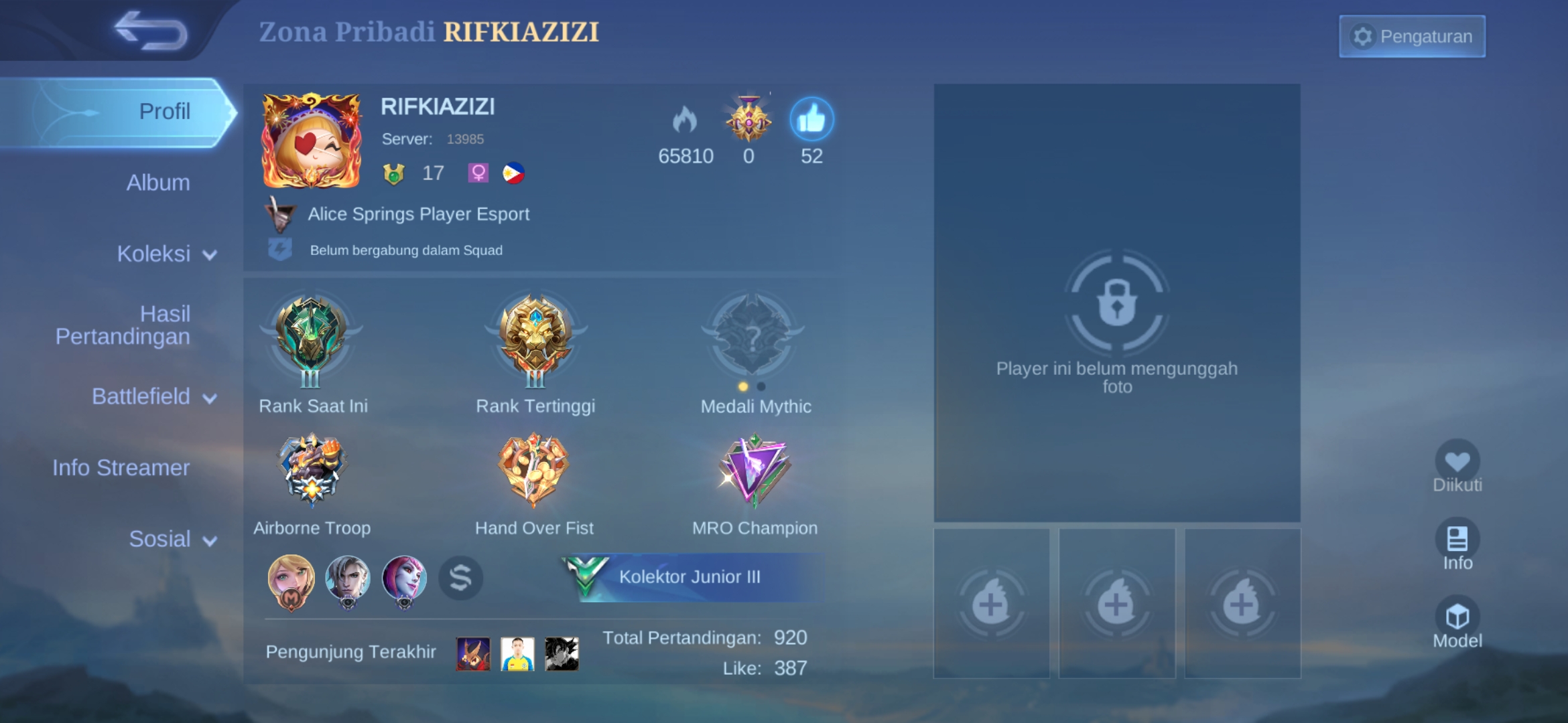 Mobile legend
