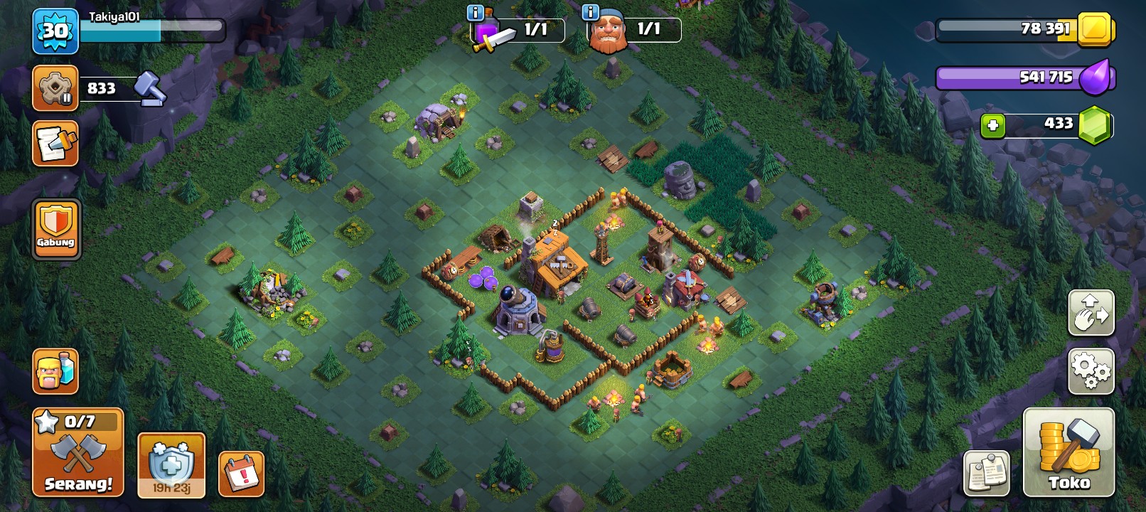 Akun coc Th 7