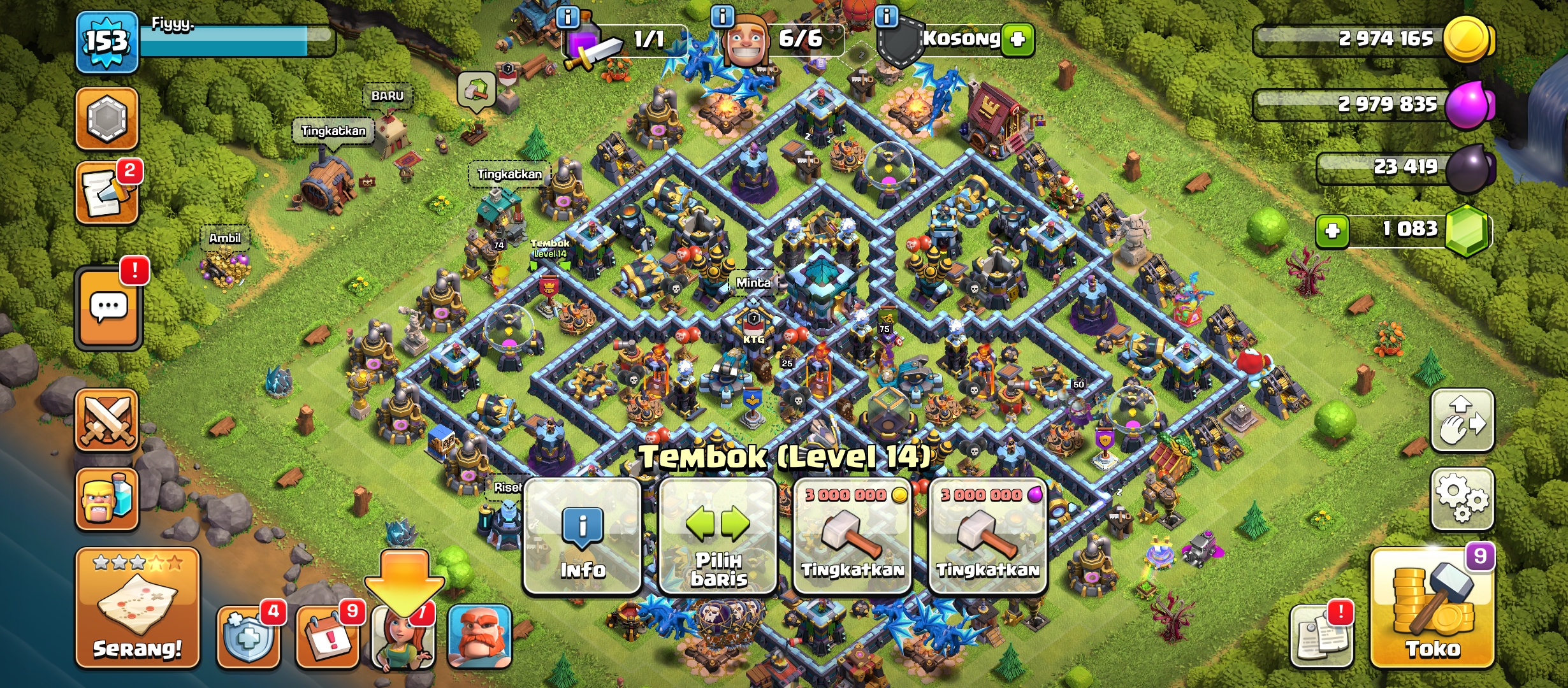 COC TH 13 max