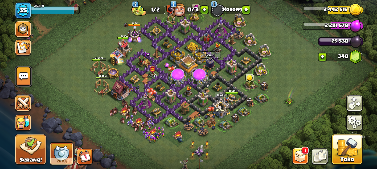 akun coc ,new up to th 8