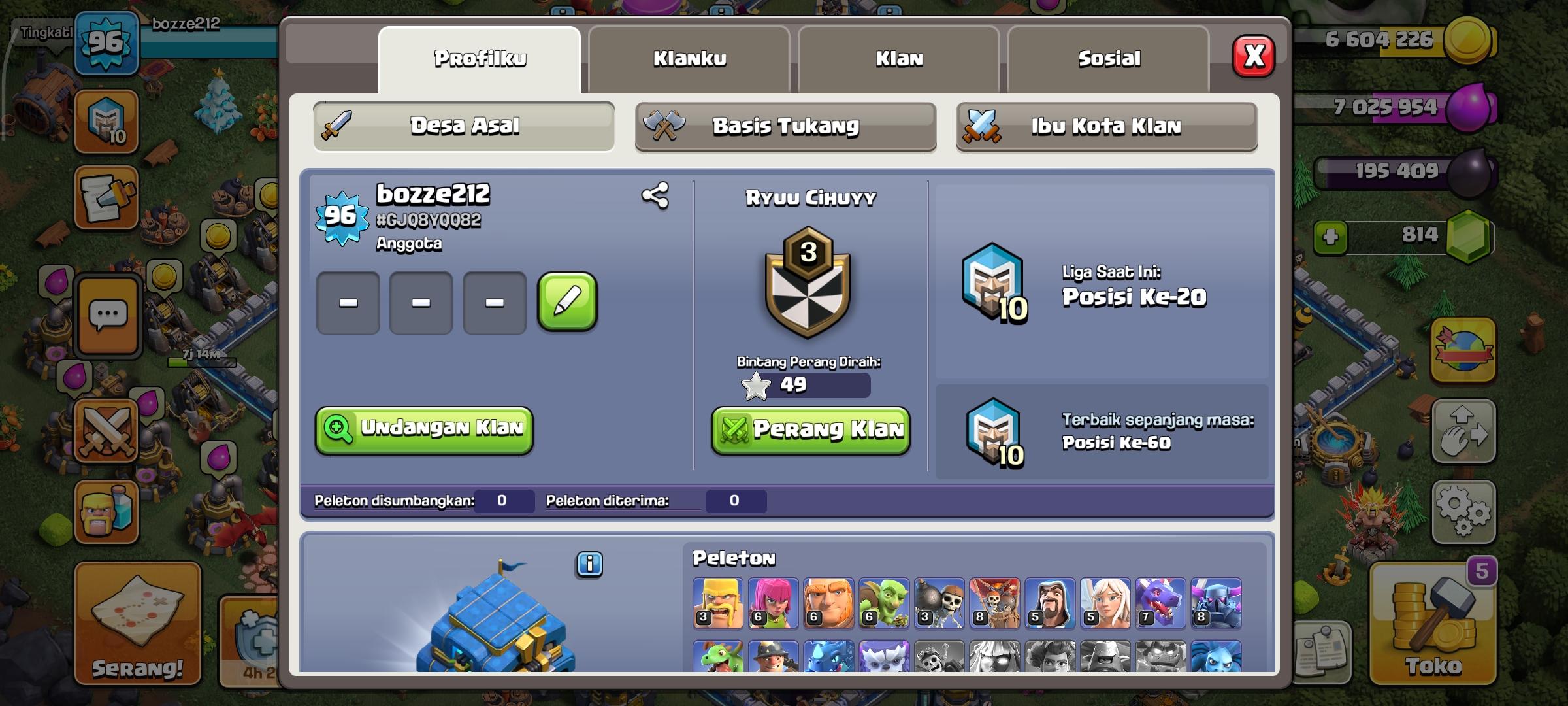 Class off clans