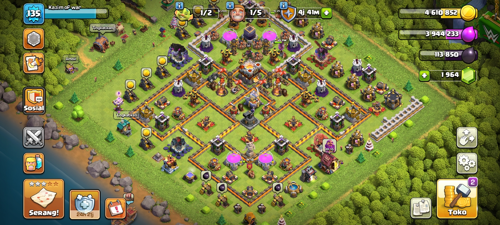 Clash Of Clans ( COC ) TH 11 MAX