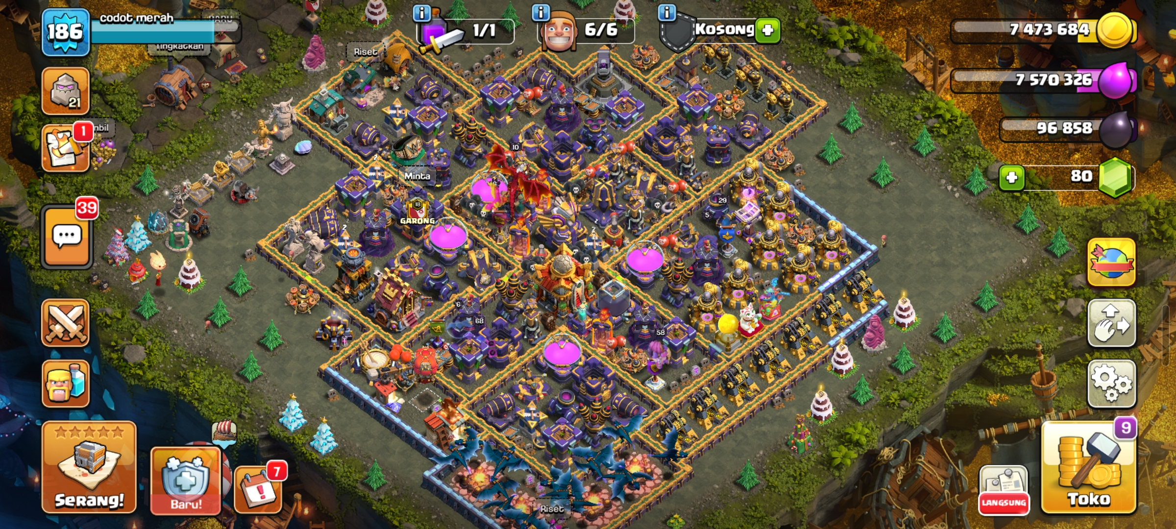 Akun coc th 15