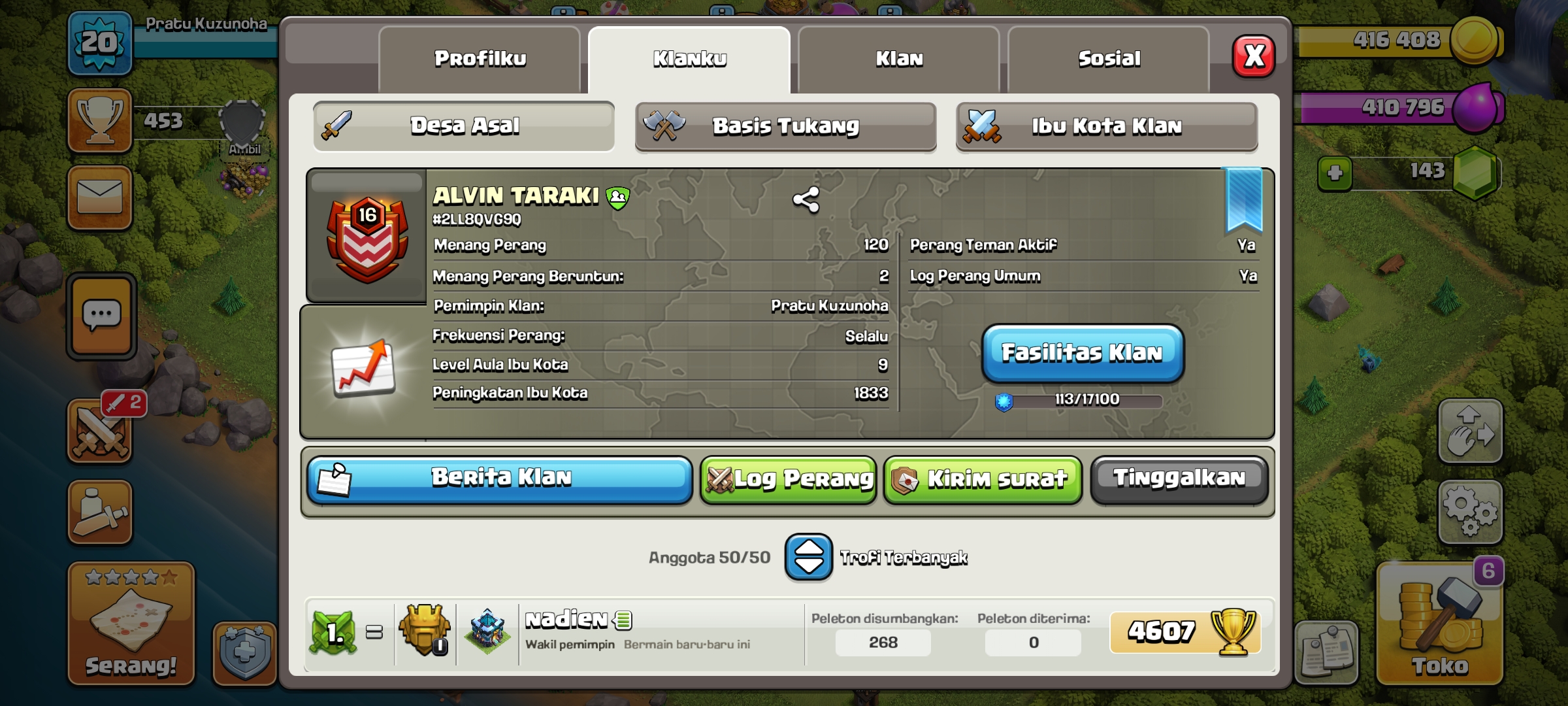Clan COC Level 16