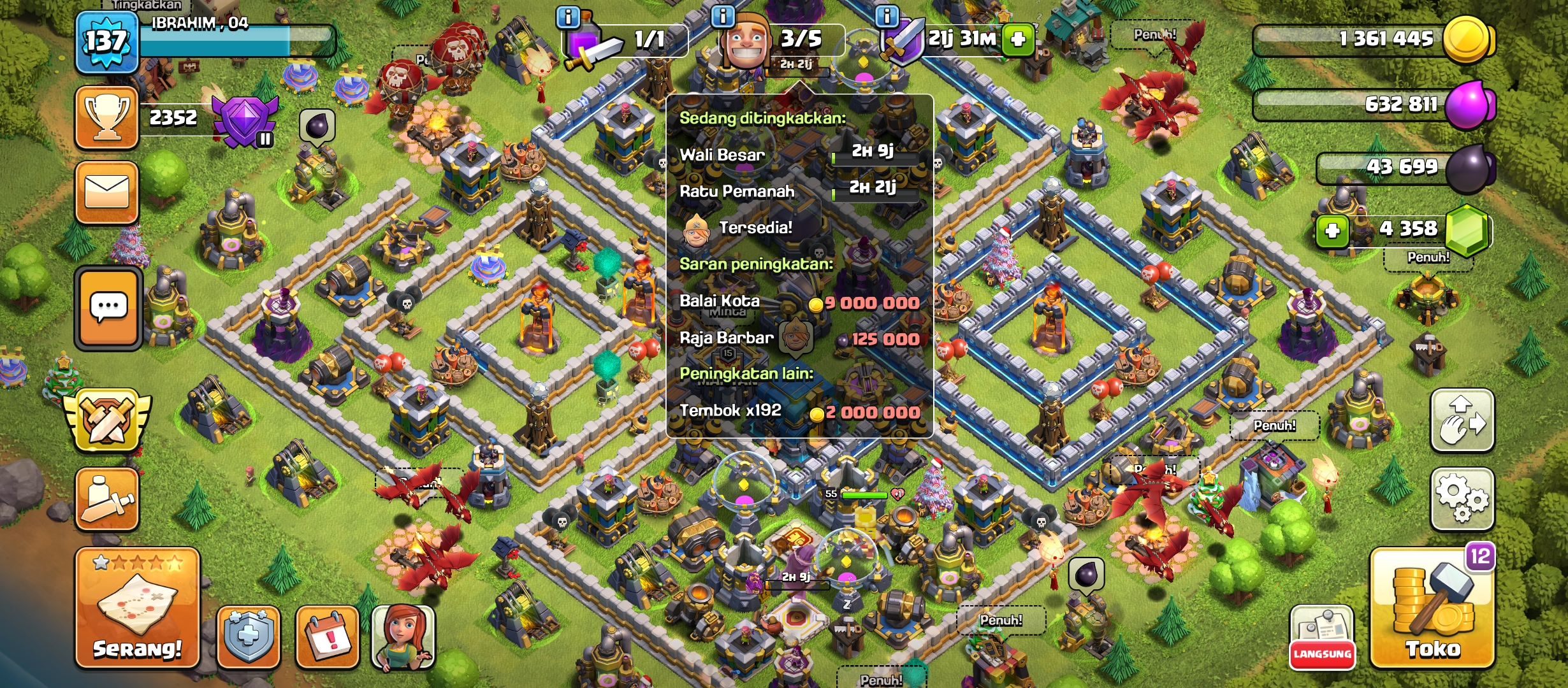 Akun COC TH 12