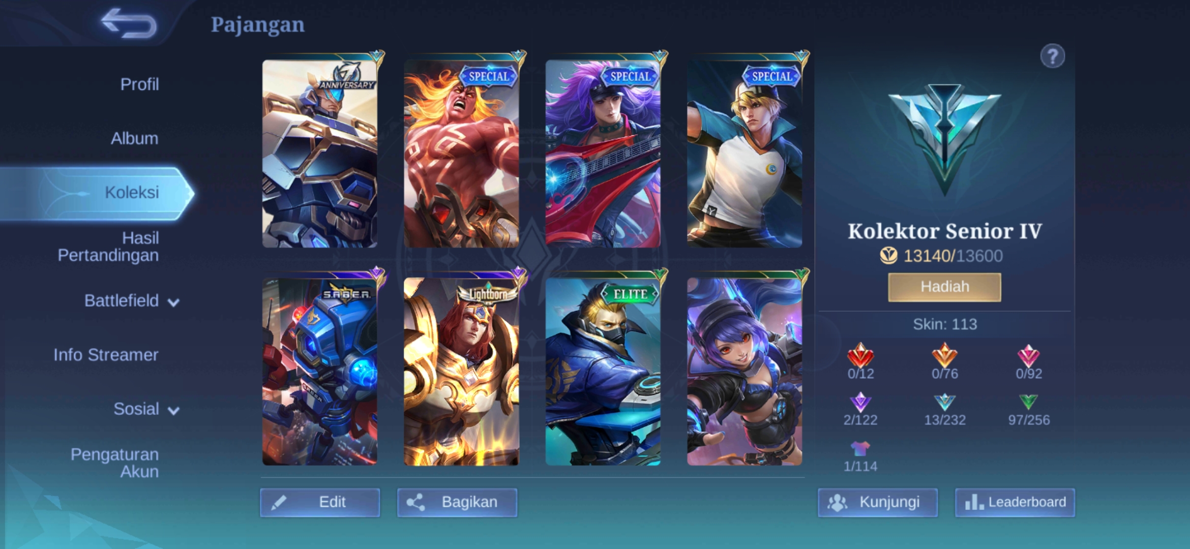 Akun mobile legend