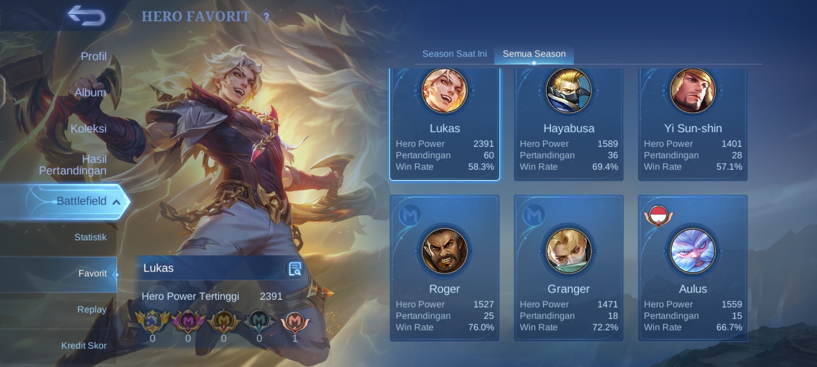 Akun mobile legends