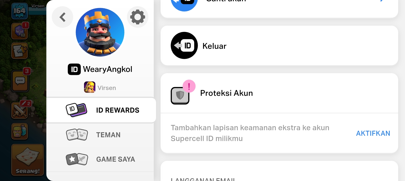 Akun coc th 14