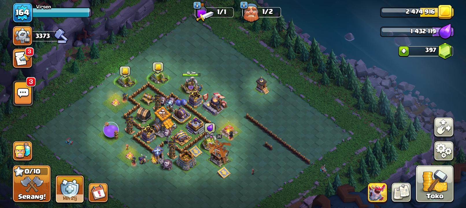 Akun coc th 14