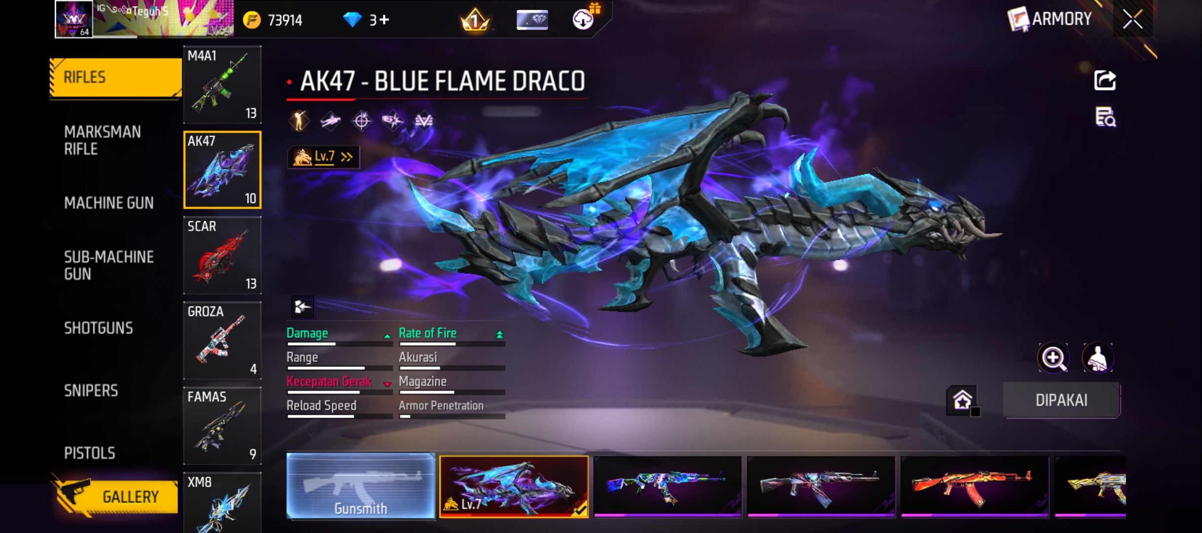 Akun FREE FIRE